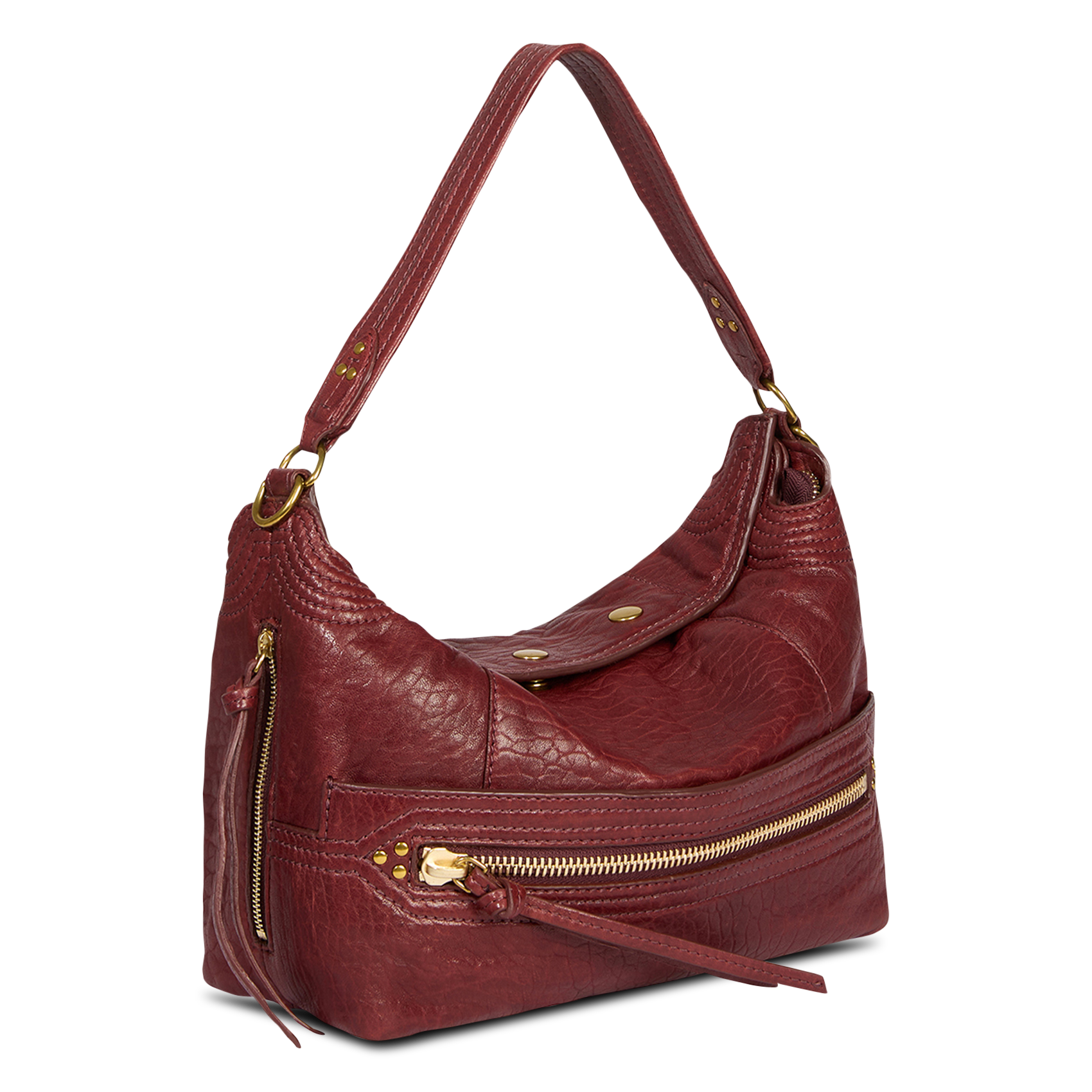 Leather handbag JEROME DREYFUSS Red
