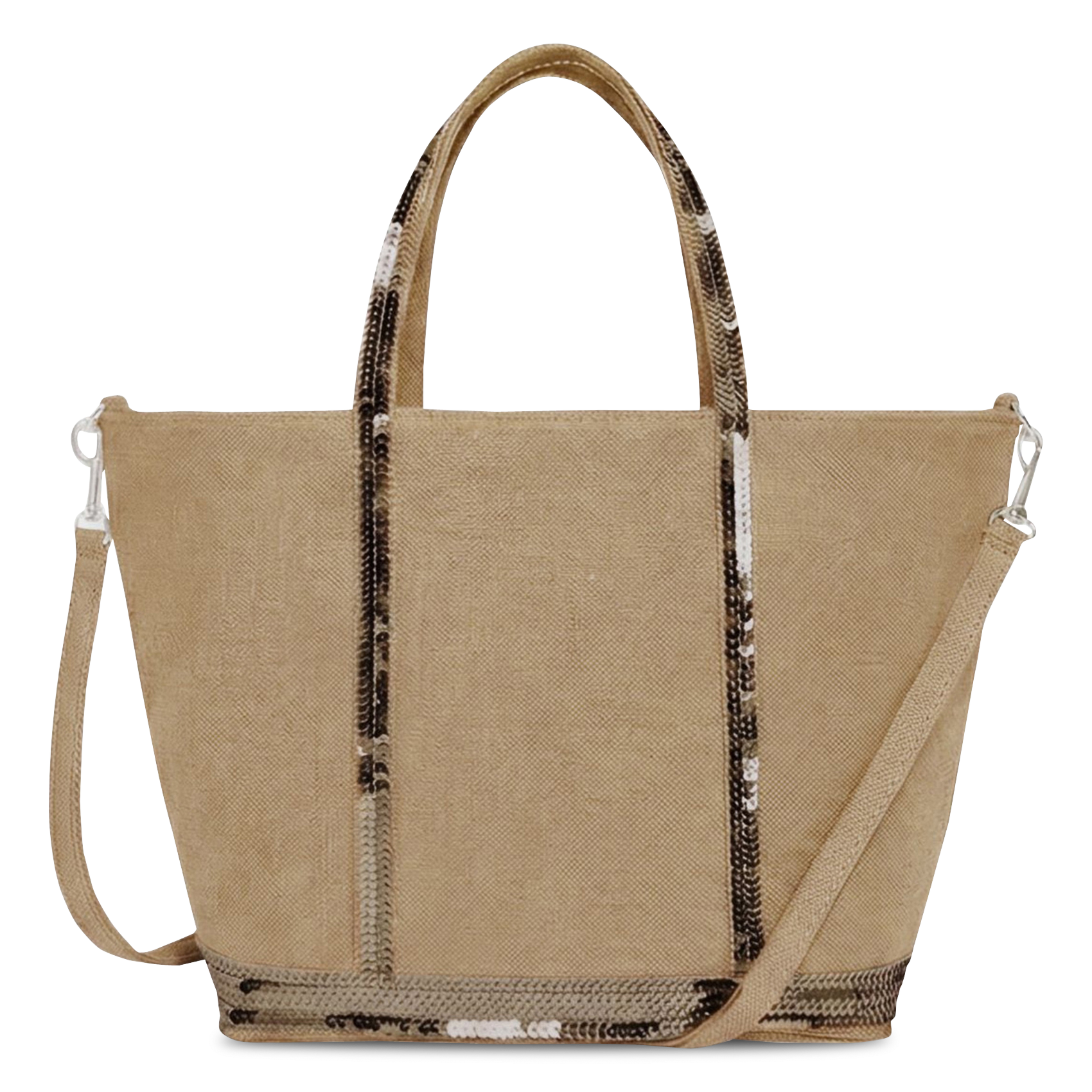 Sac cabas S à sequins en lin  VANESSA BRUNO