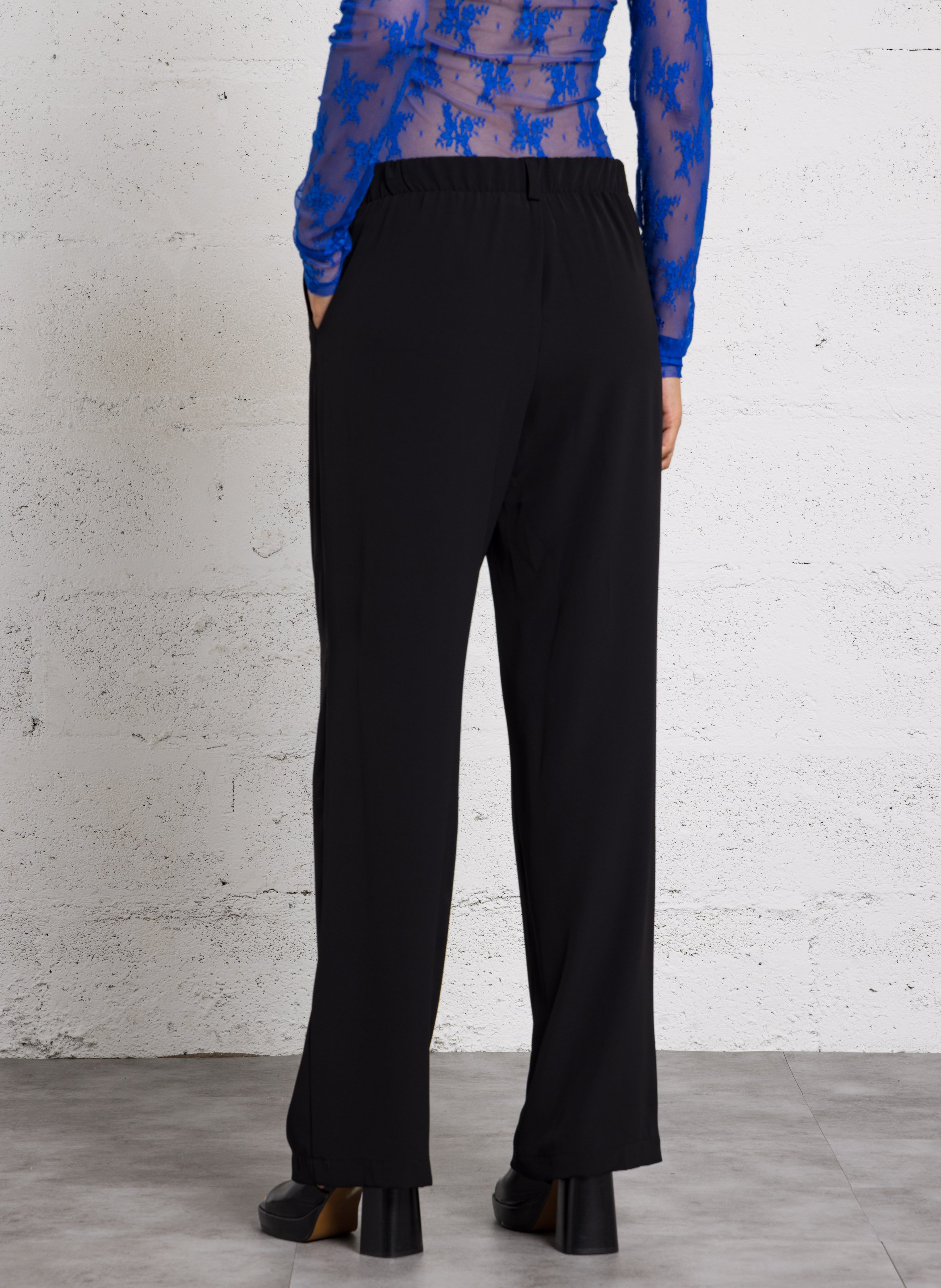 Wide-leg pants IMPERIAL Black