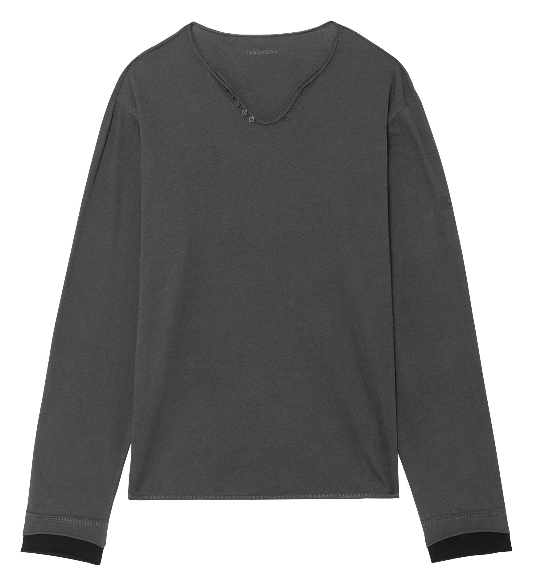 Uni knoopvest met rechte pasvorm ZADIG&VOLTAIRE Grijs