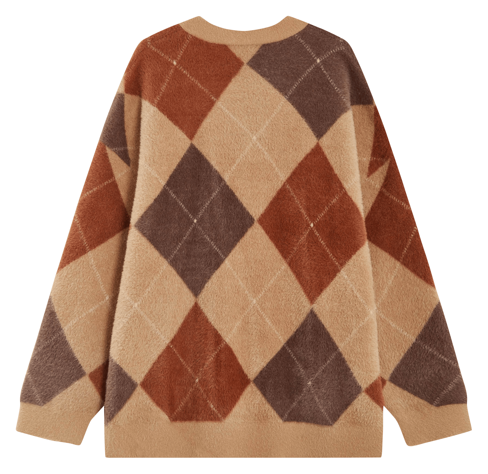 Oversized printed vest GRACE ET MILA Beige