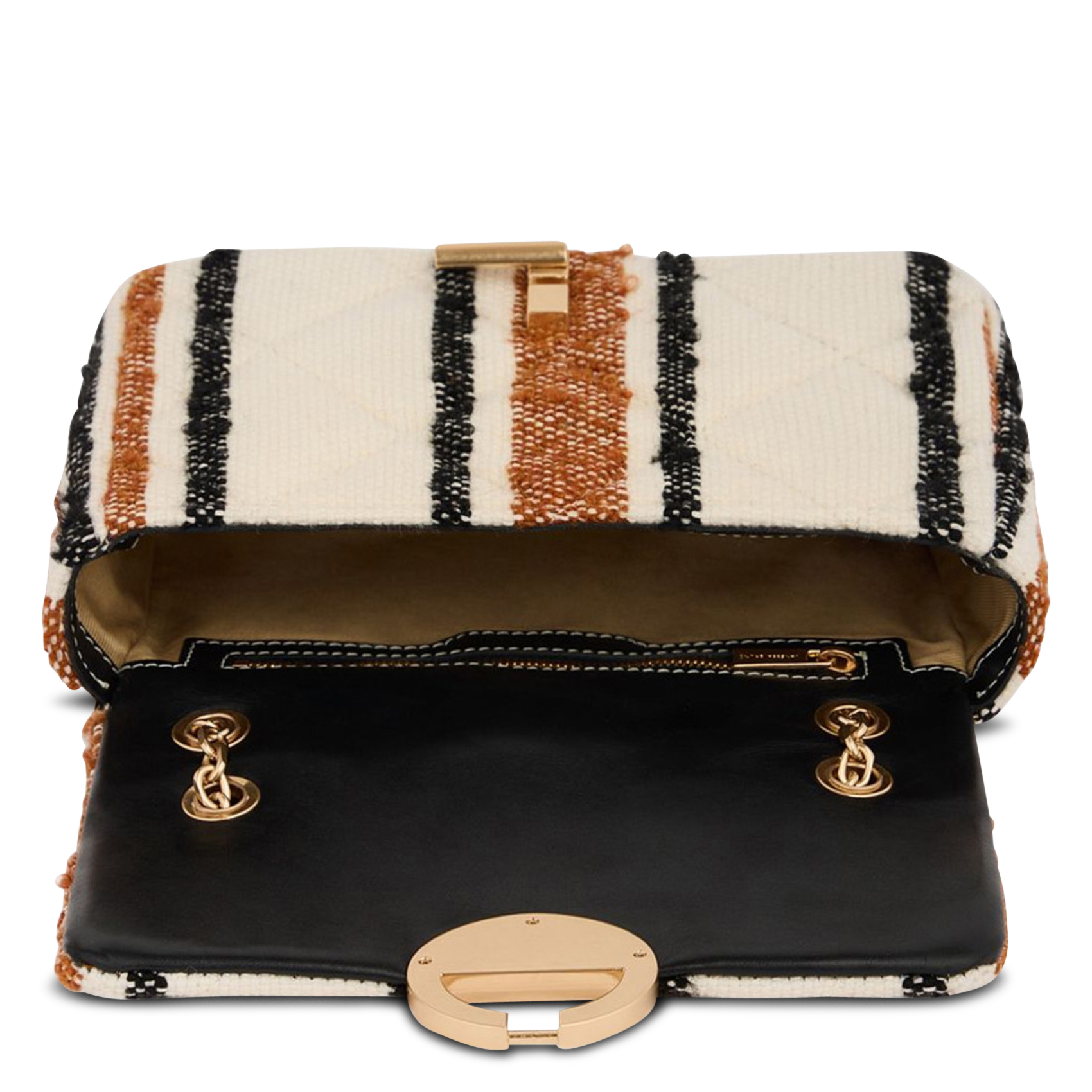 Sac bandoulière à rayures VANESSA BRUNO Multicolore