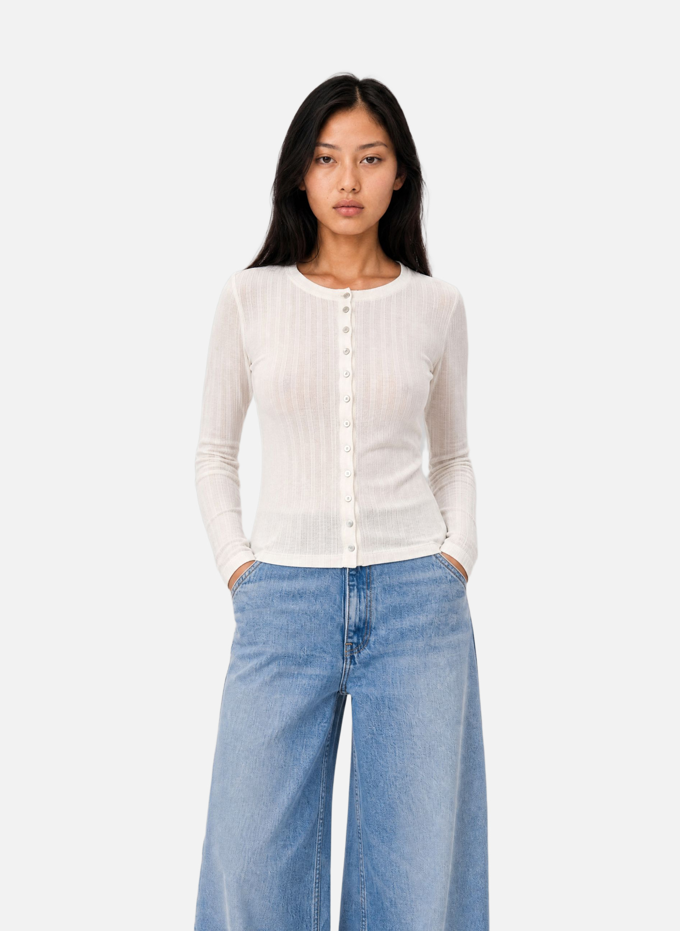 Long-sleeved cotton top THE KOOPLES
