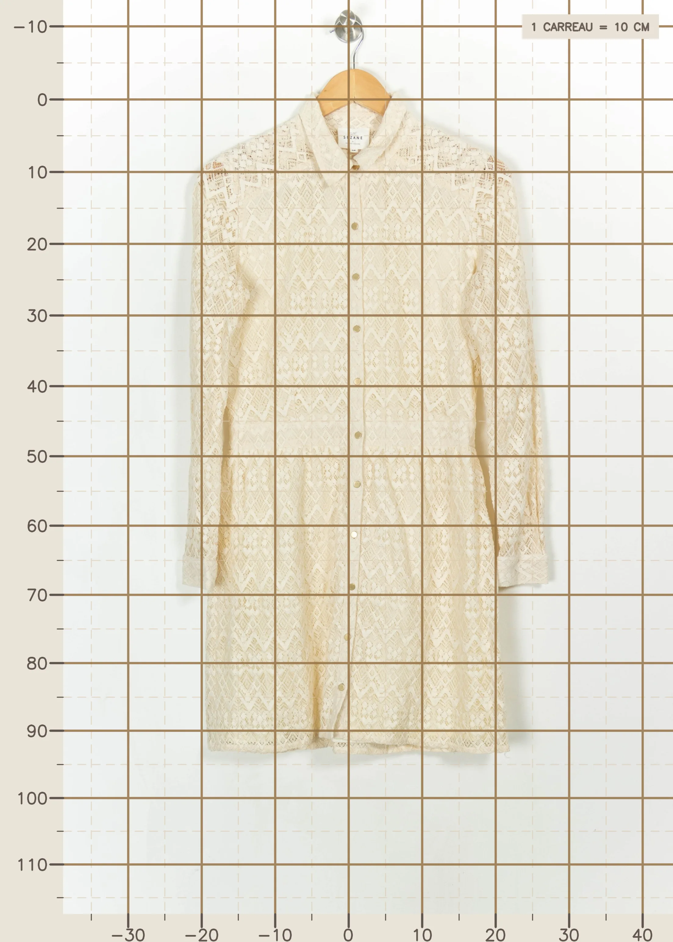 Robe courte & midi SEZANE - Seconde main Beige