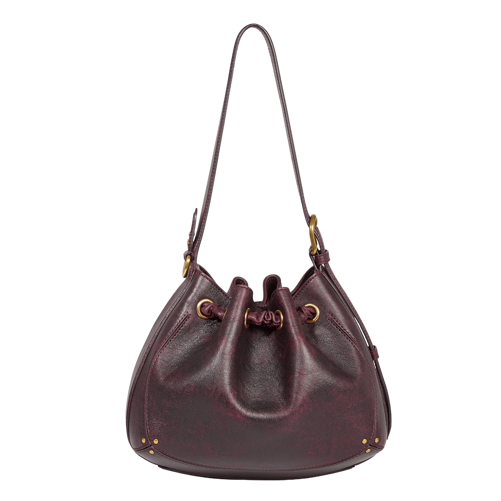 Leather handbag JEROME DREYFUSS Red