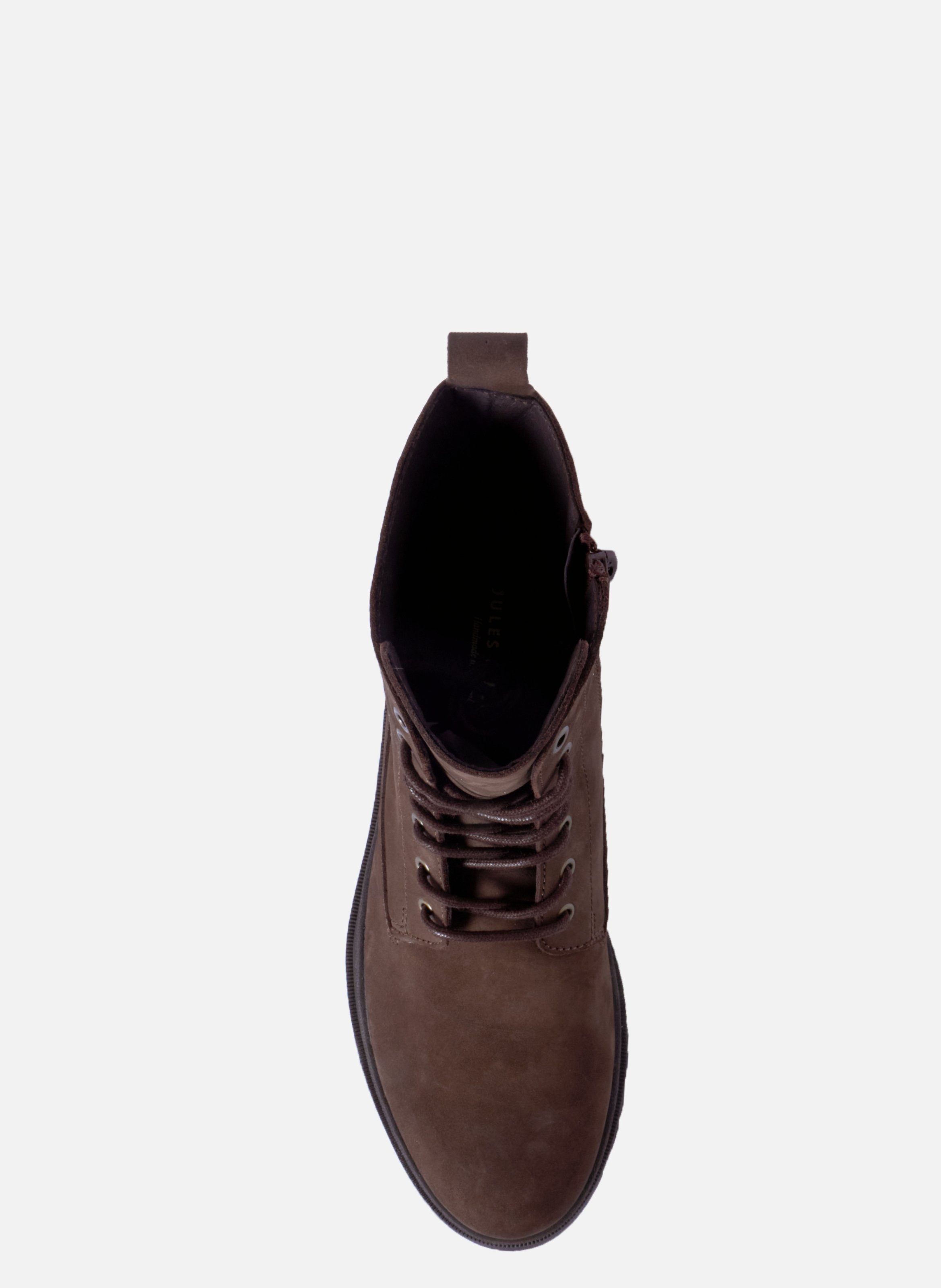 Boots lacing sacha leather nubuck black JULES & JENN Brown