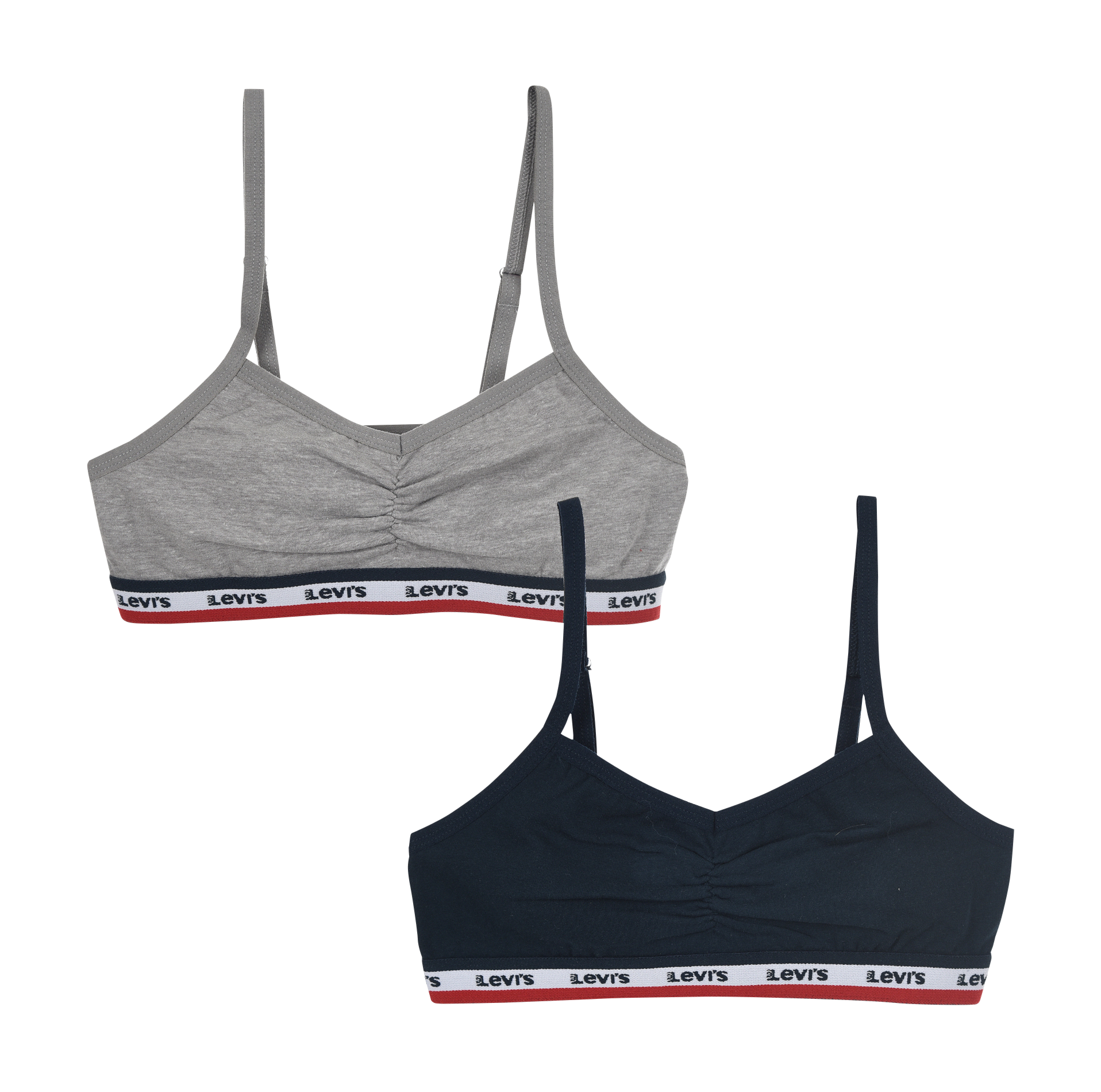 Lot de deux brassières en coton mélangé LEVI'S KIDS Bleu