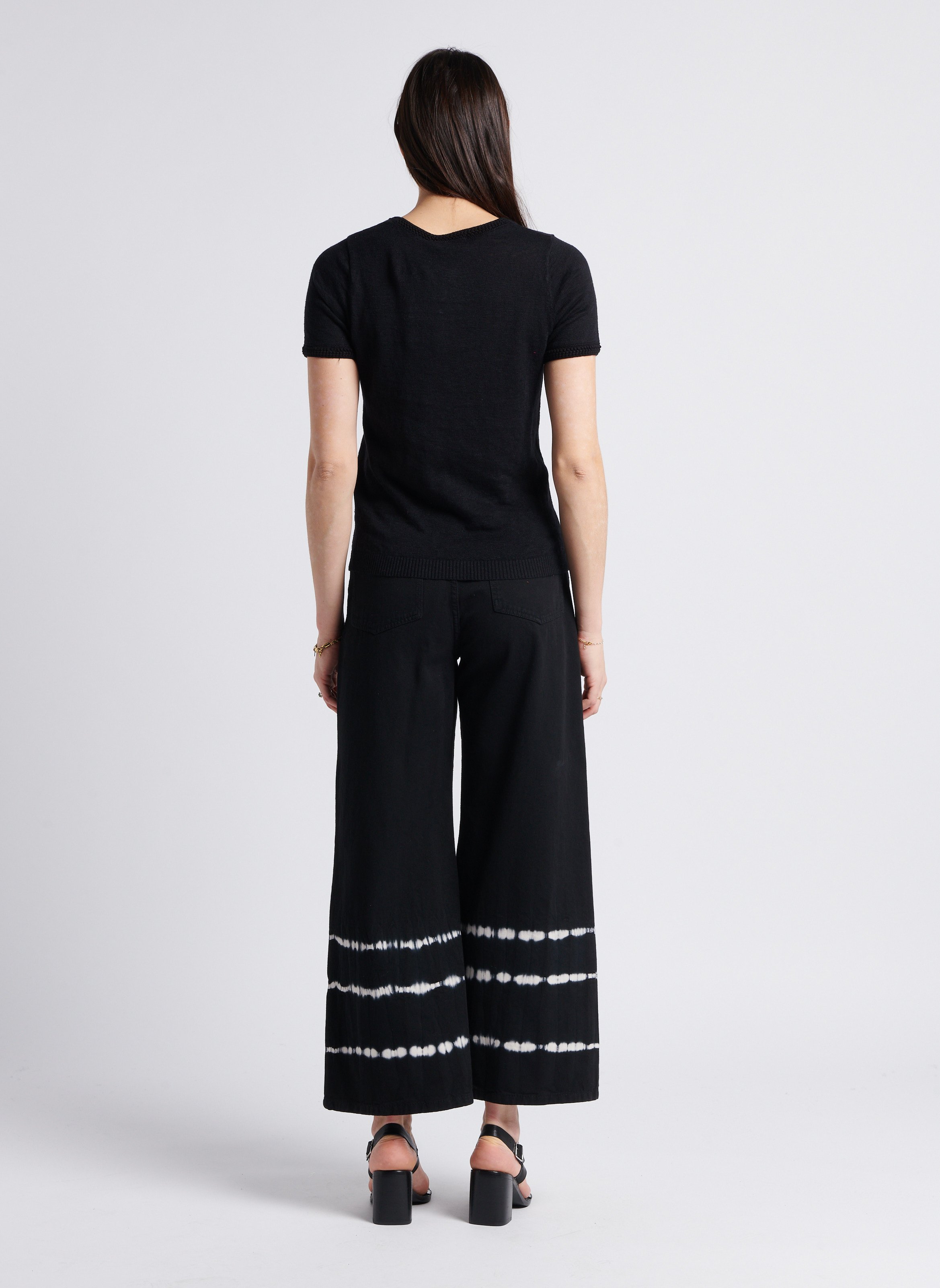 Jean patte d'eph taille haute MAX MARA WEEK END Blanc