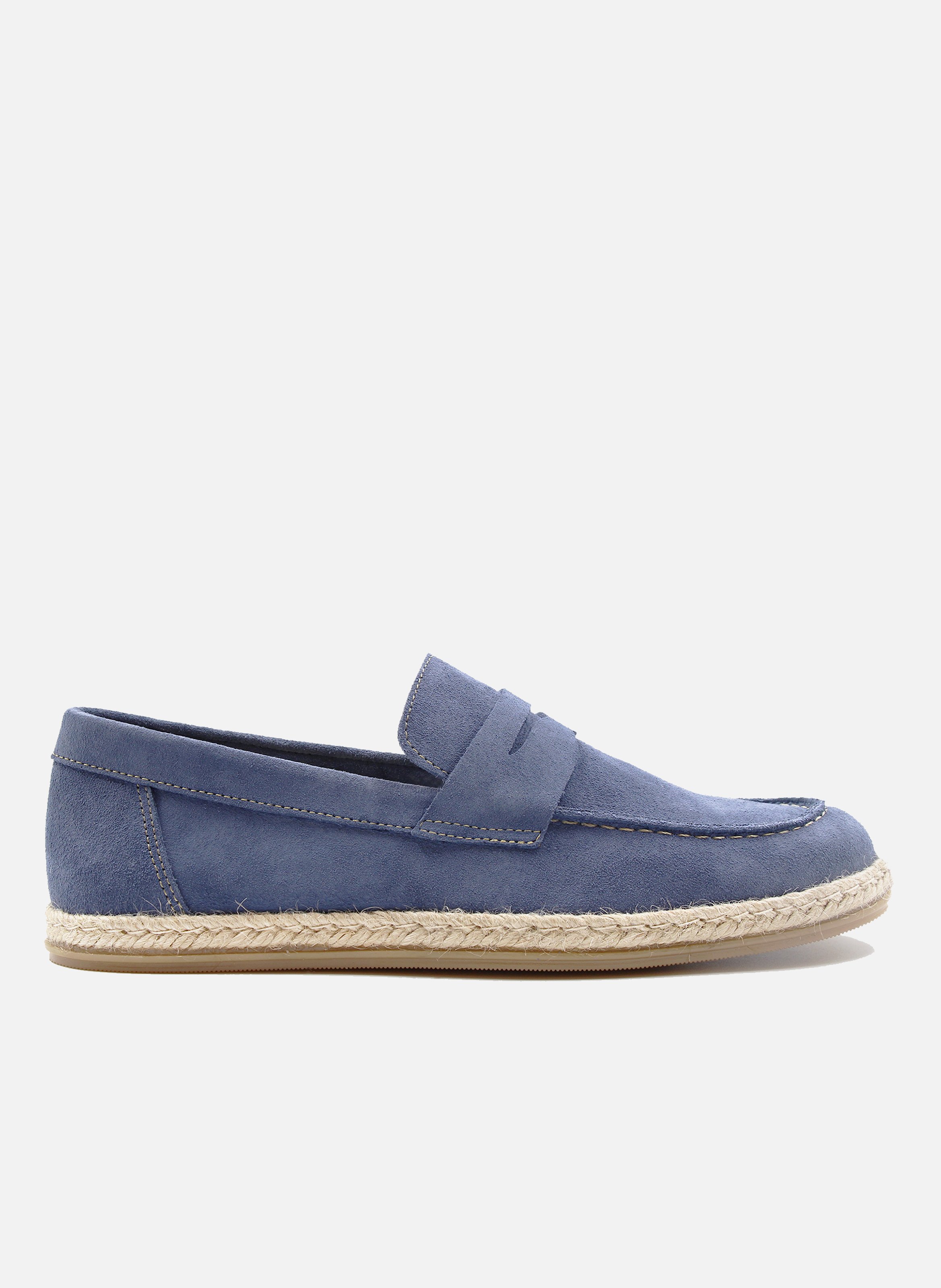 Suede leather espadrille loafers JULES & JENN
