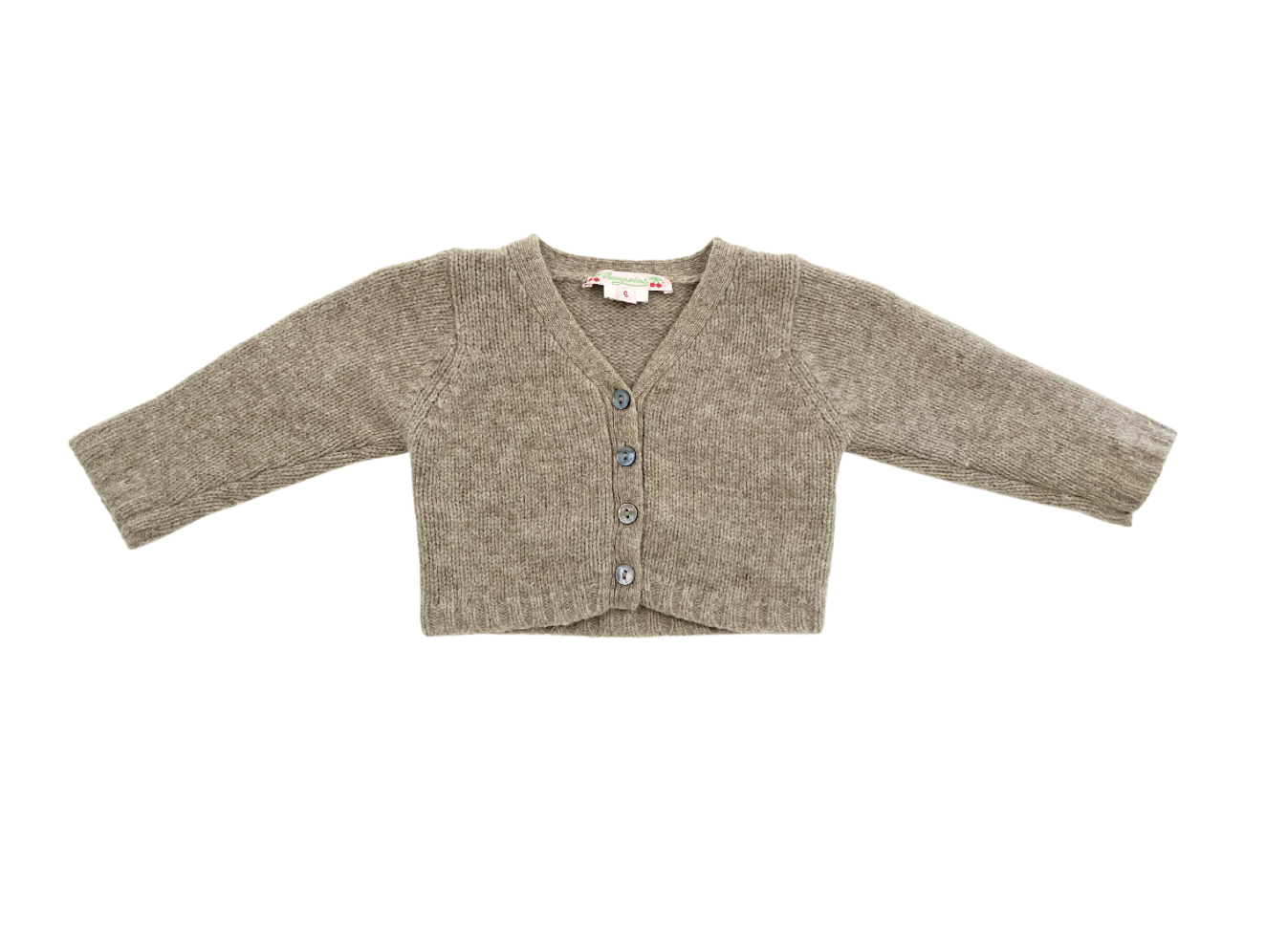 Brown Baby Cardigan - 6 months BONPOINT - Seconde Main Brown