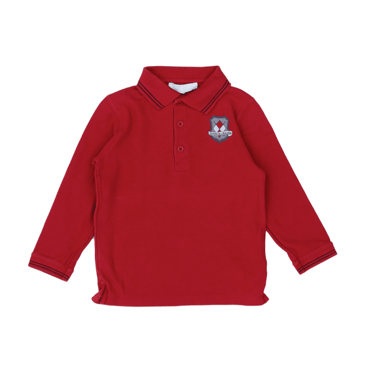 Red Kids Polo - 4 years TARTINE ET CHOCOLAT - seconde-main Red