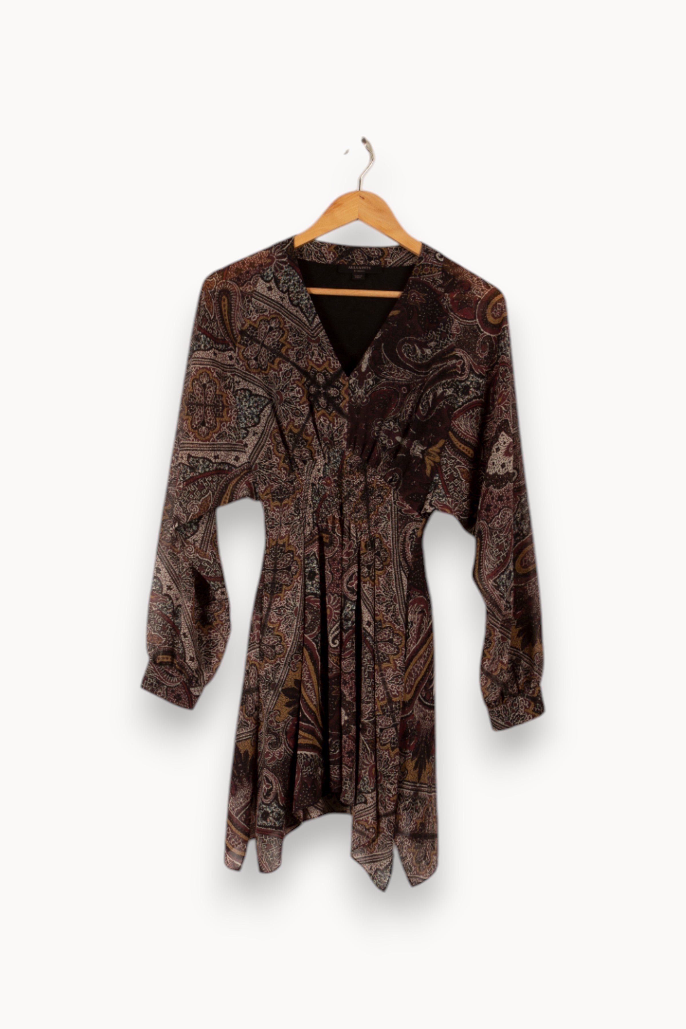 Midi dress ALLSAINTS - Seconde main Multicolored