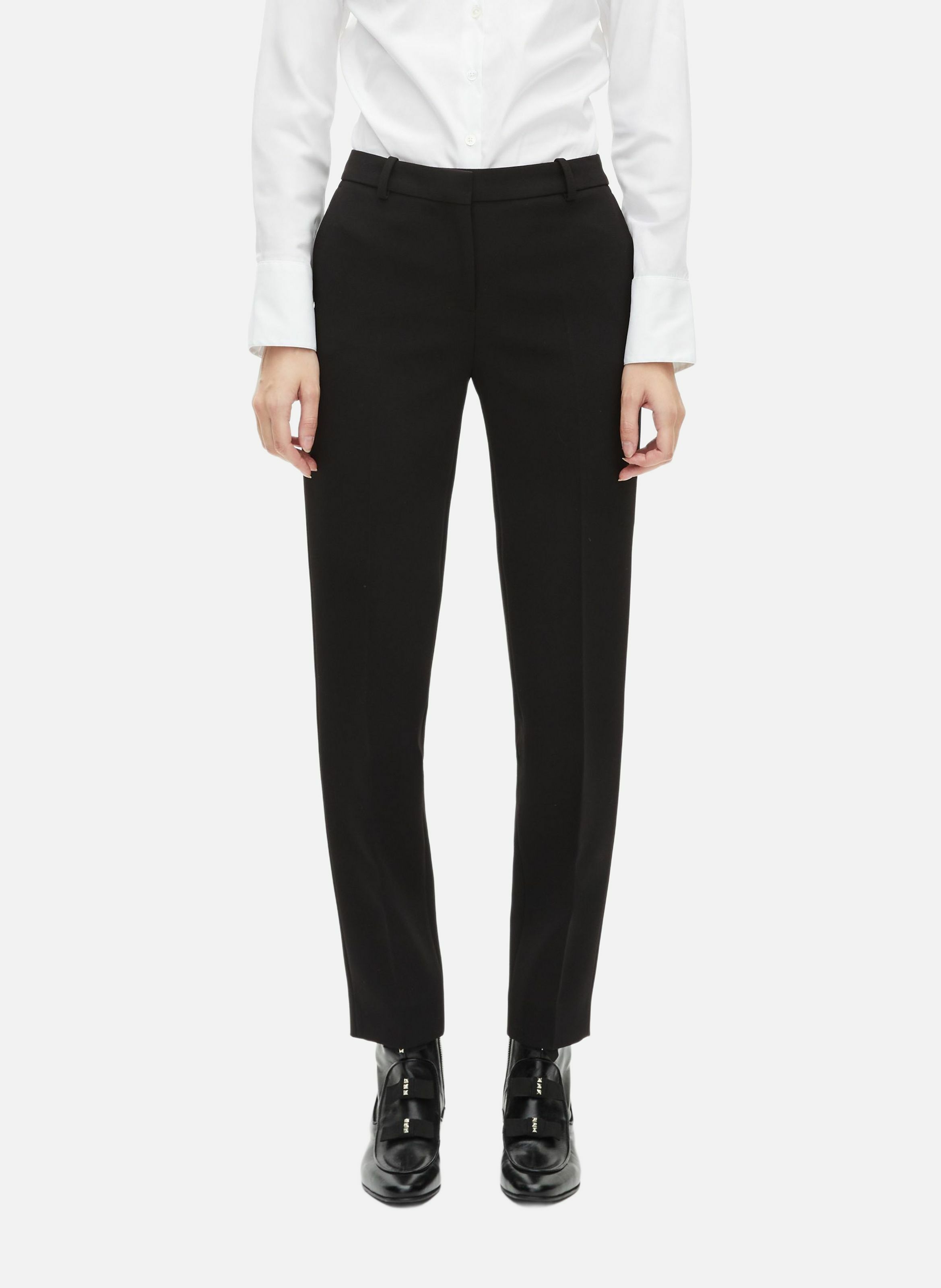 Tailored crepe trousers with a slim fit THE KOOPLES Black