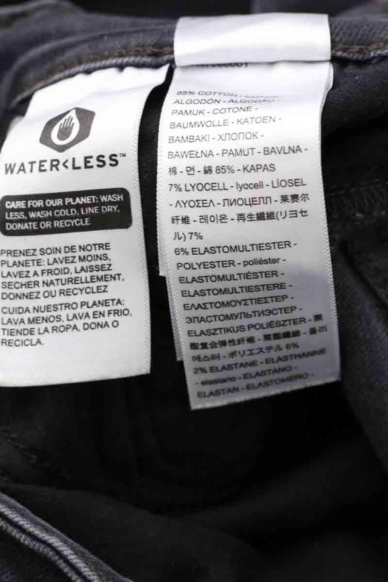 Cotton skinny jeans LEVI'S - Seconde main Black