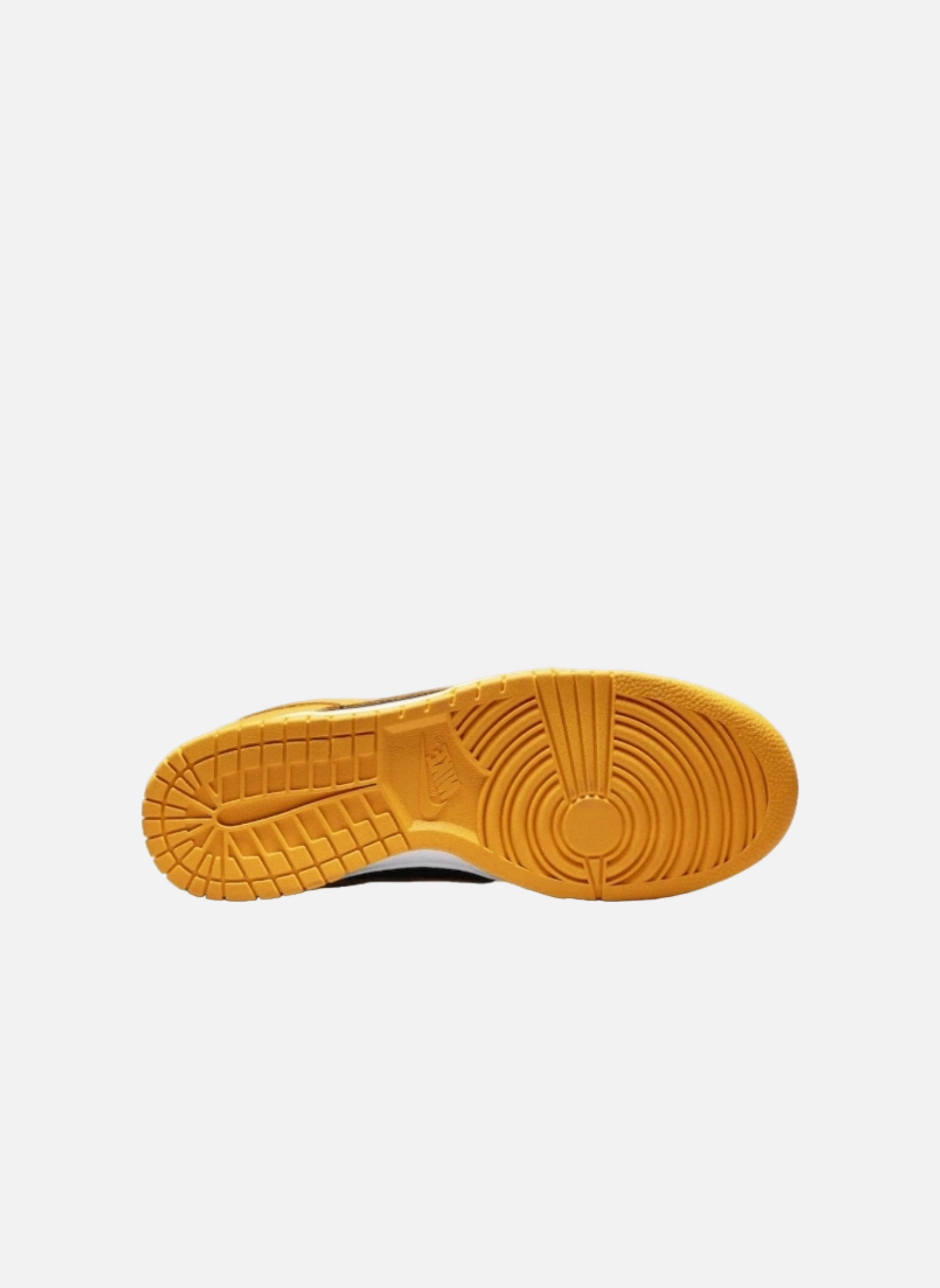 Leather low-top sneakers NIKE Yellow