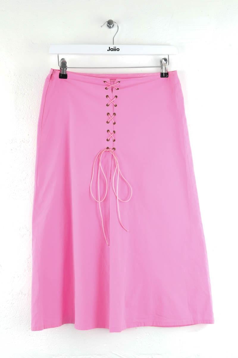 Cotton skirt TARA JARMON - Seconde Main Pink