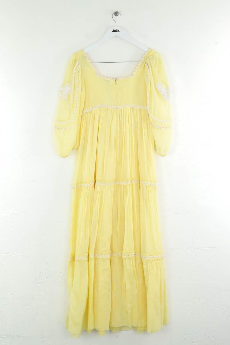 Cotton dress Manoush - Seconde Main Yellow