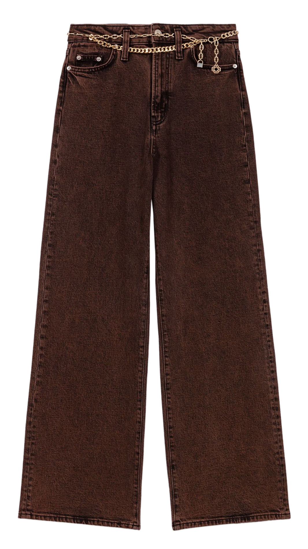 Rechte jeans MAJE Bruin