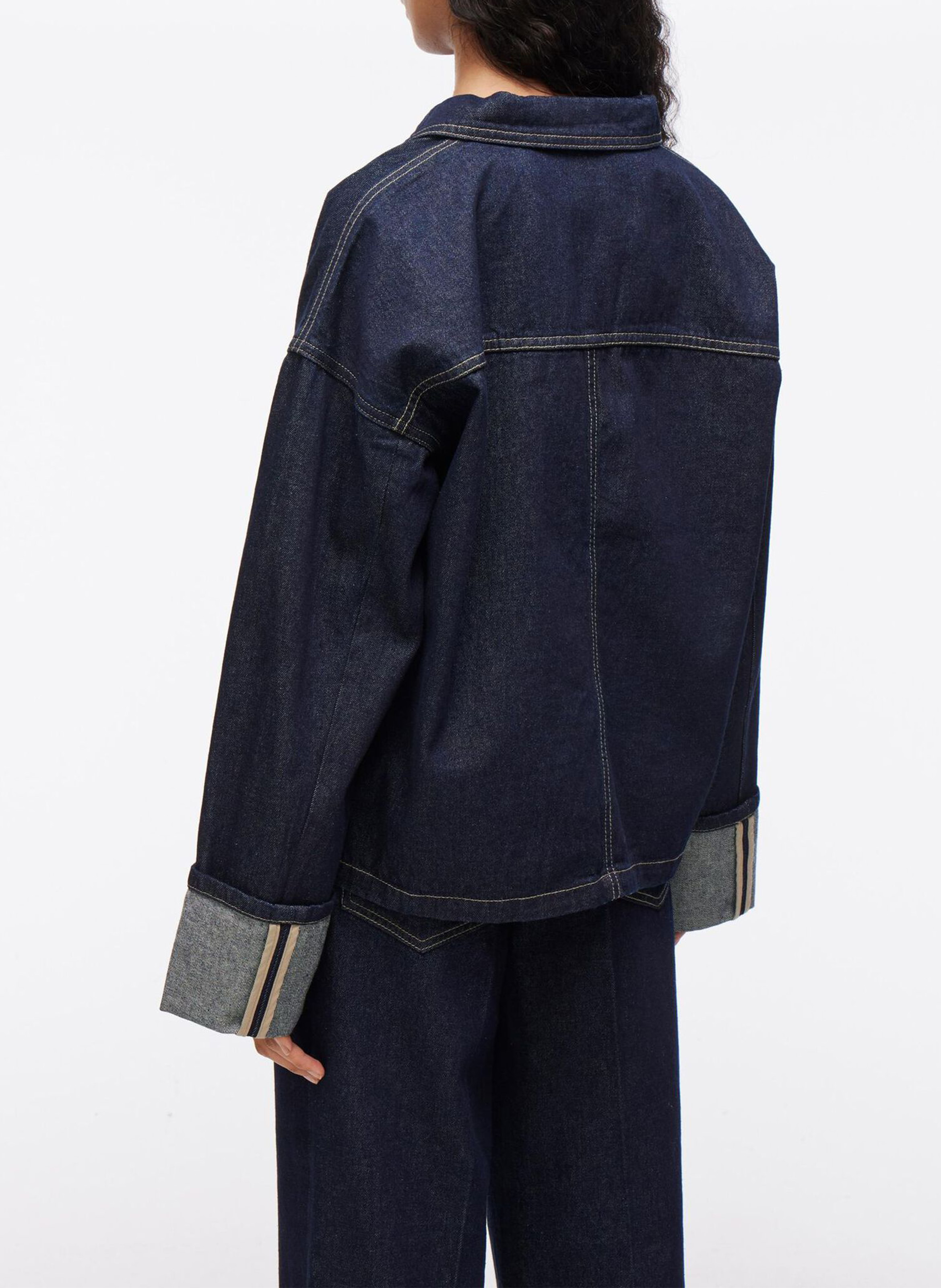 Baumwoll-Blazer ROUGE EDIT Blau