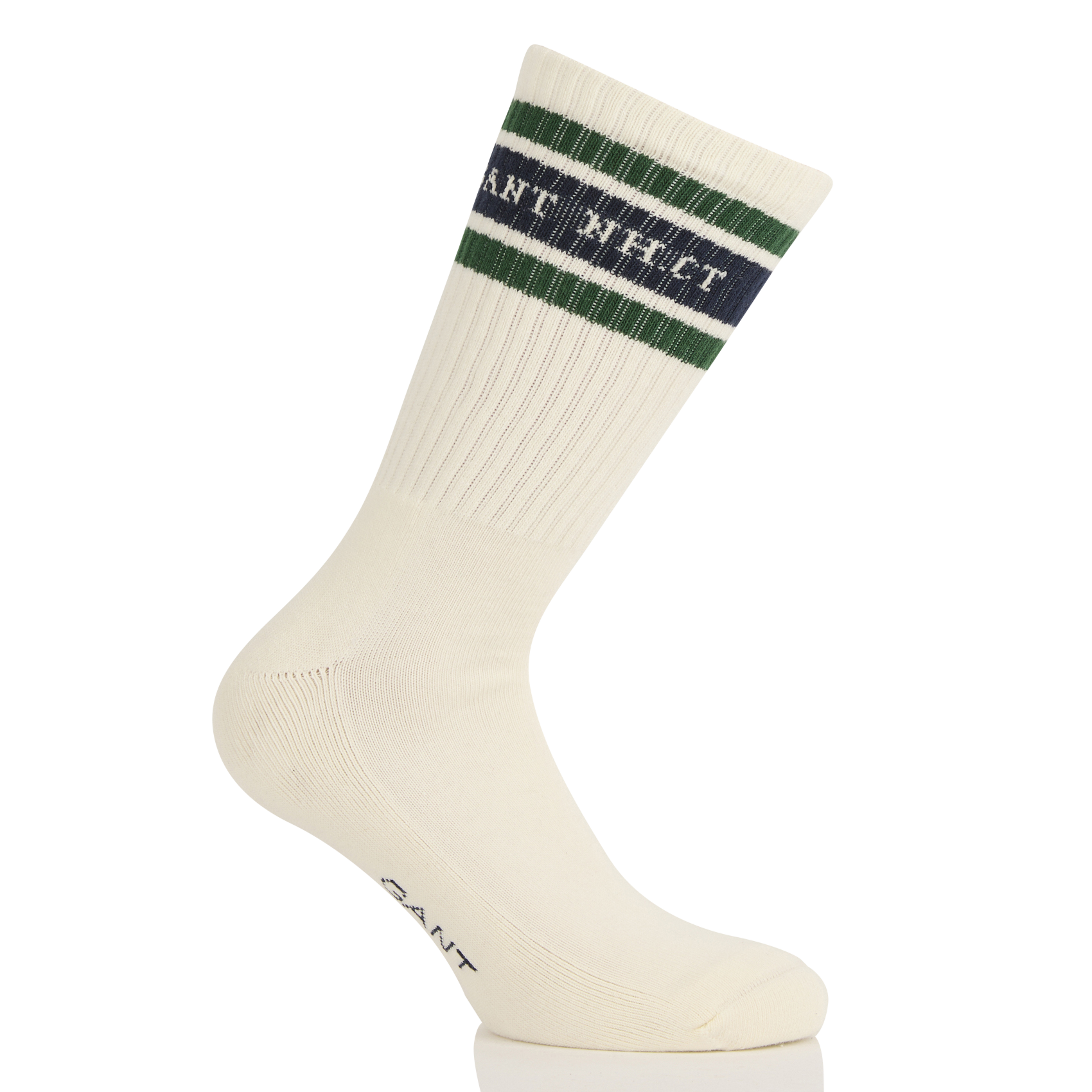 Cotton socks with logo GANT Beige