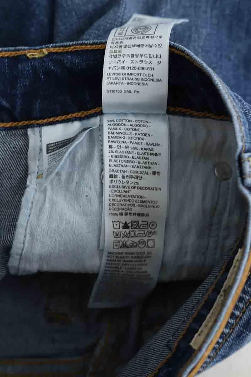 Leather Bermudas LEVI'S - Seconde main Blue