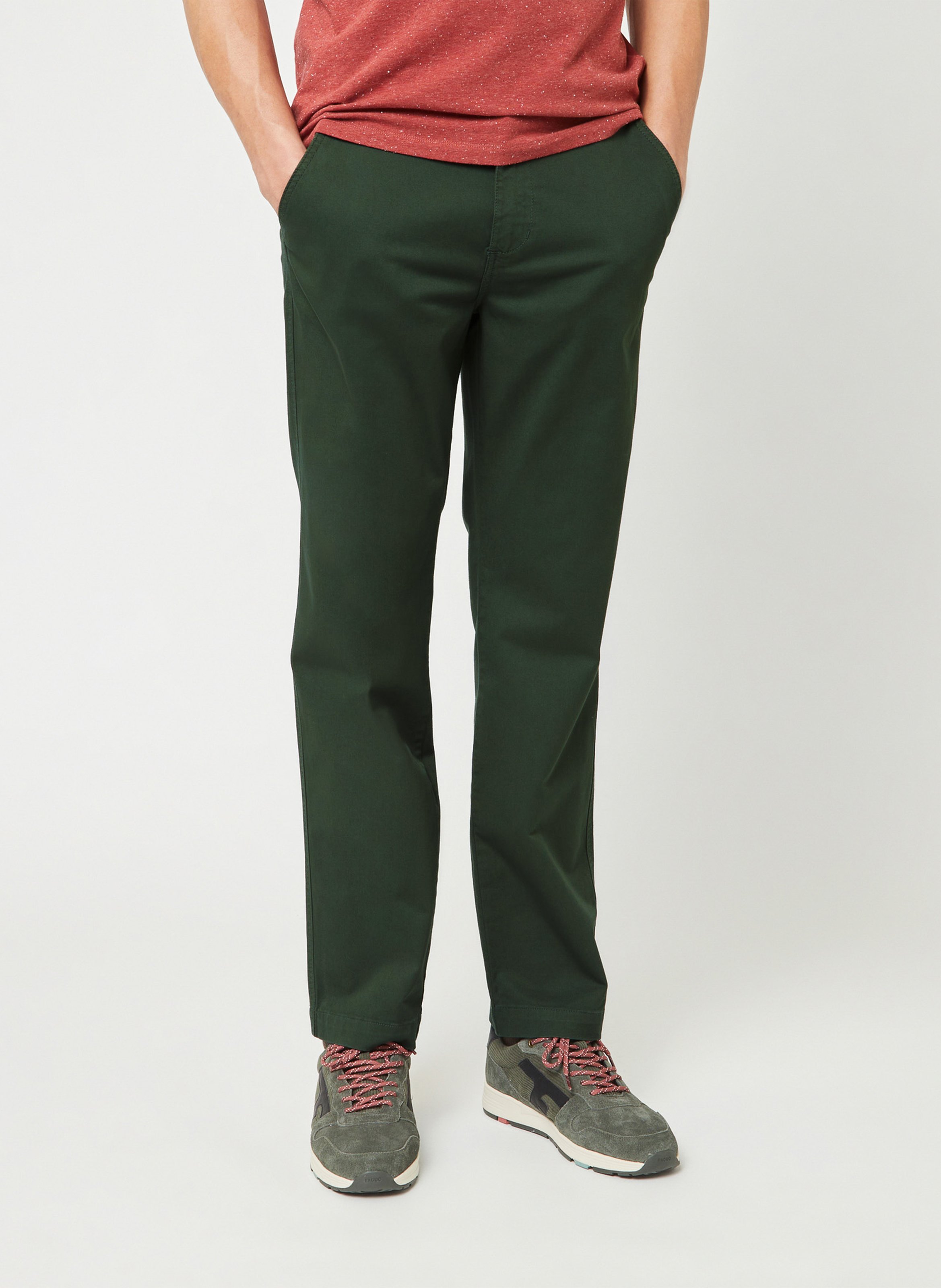 Cotton-blend bucket hat FAGUO Green