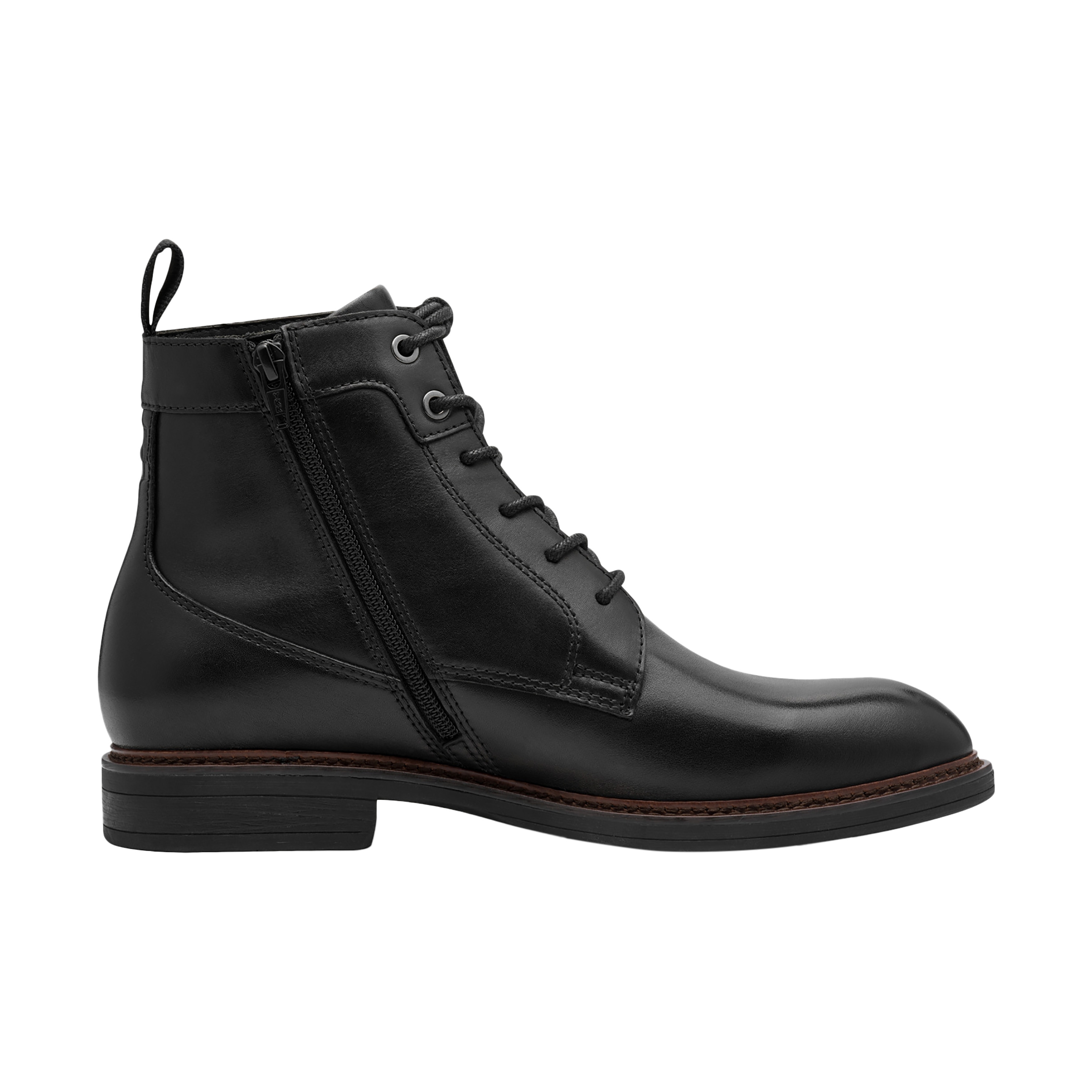 Leather ankle boots TAMARIS Black