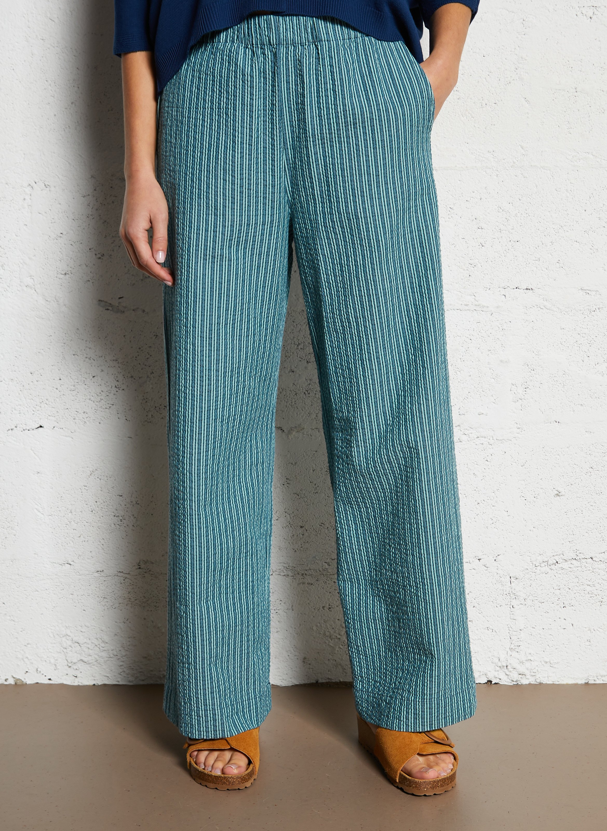 Weit geschnittene Jeans NICE THINGS Blau