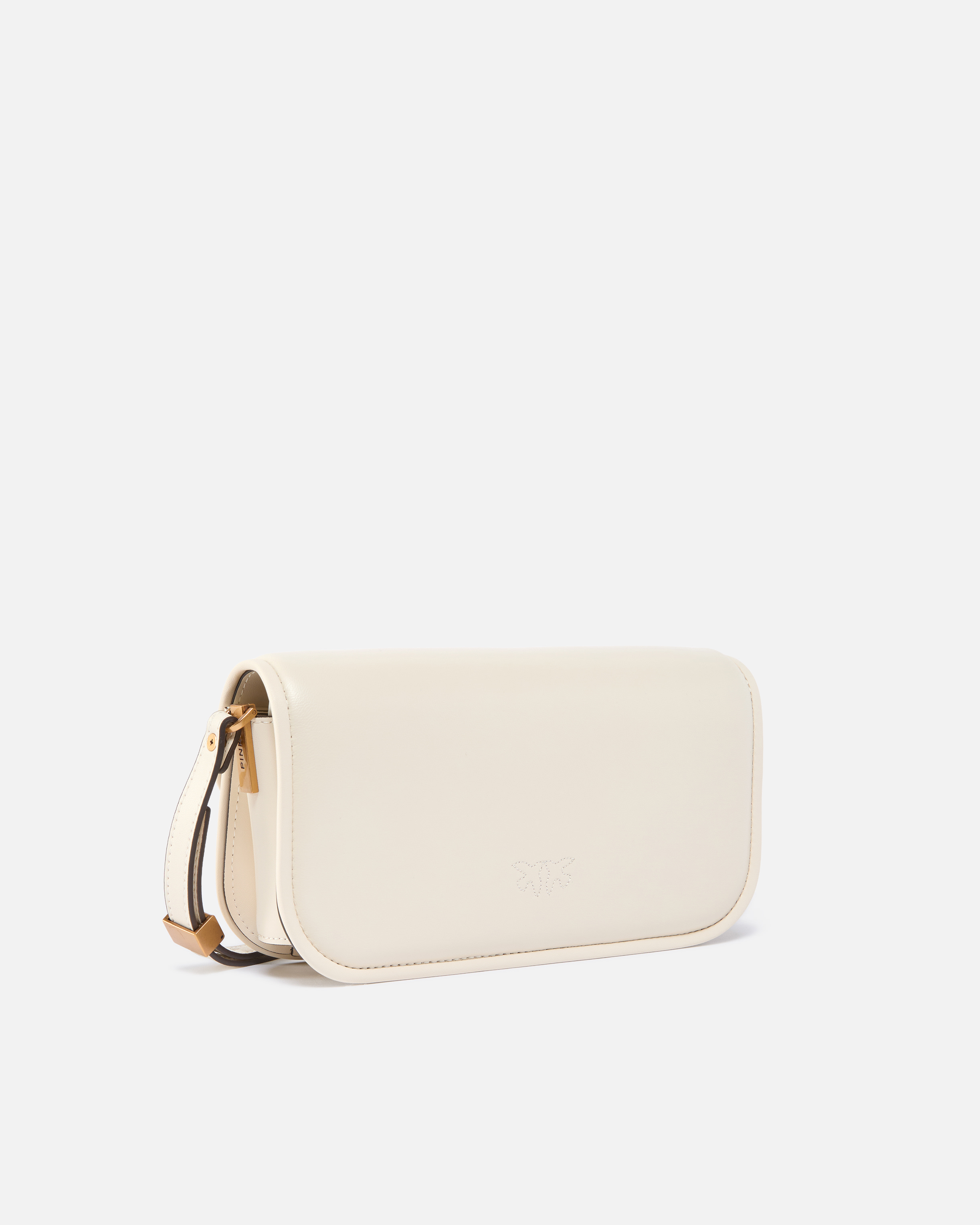Small Love Bag Box shoulder bag in nappa leather PINKO White