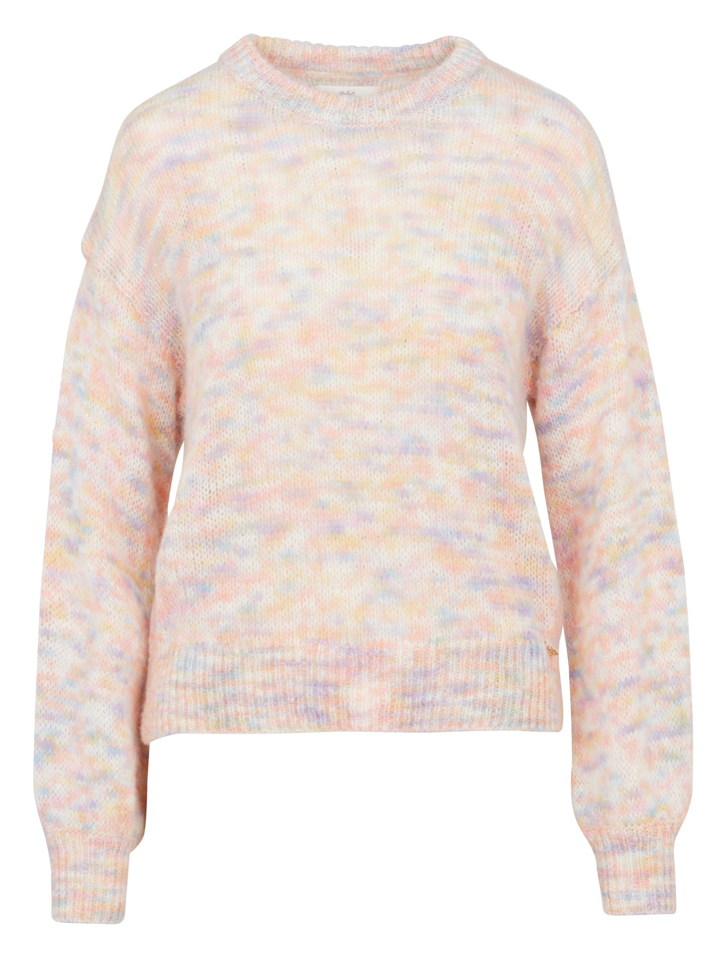 Oversized round-neck wool-blend sweater DES PETITS HAUTS Multicolored