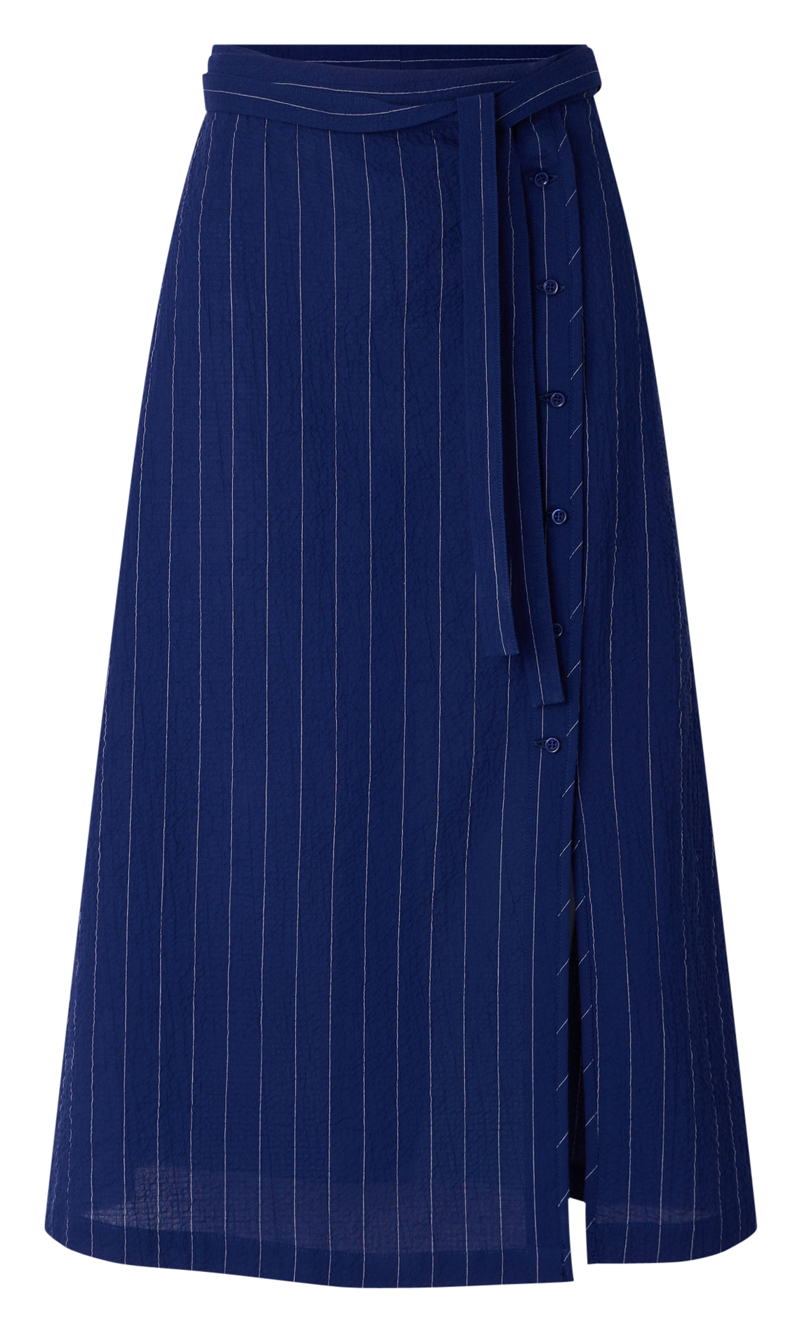 Gerende rok van katoenmix SESSUN Blauw