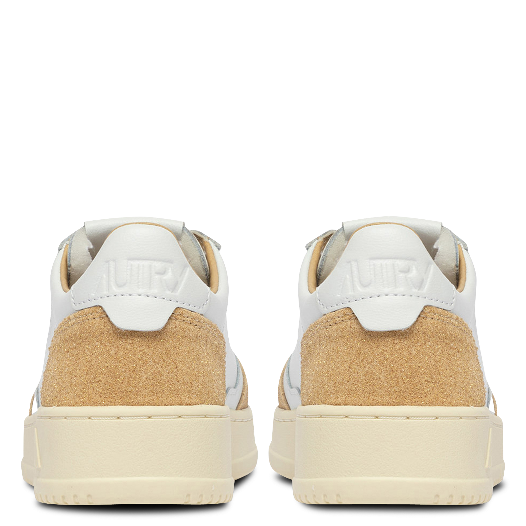 Baskets basses en cuir AUTRY Orange