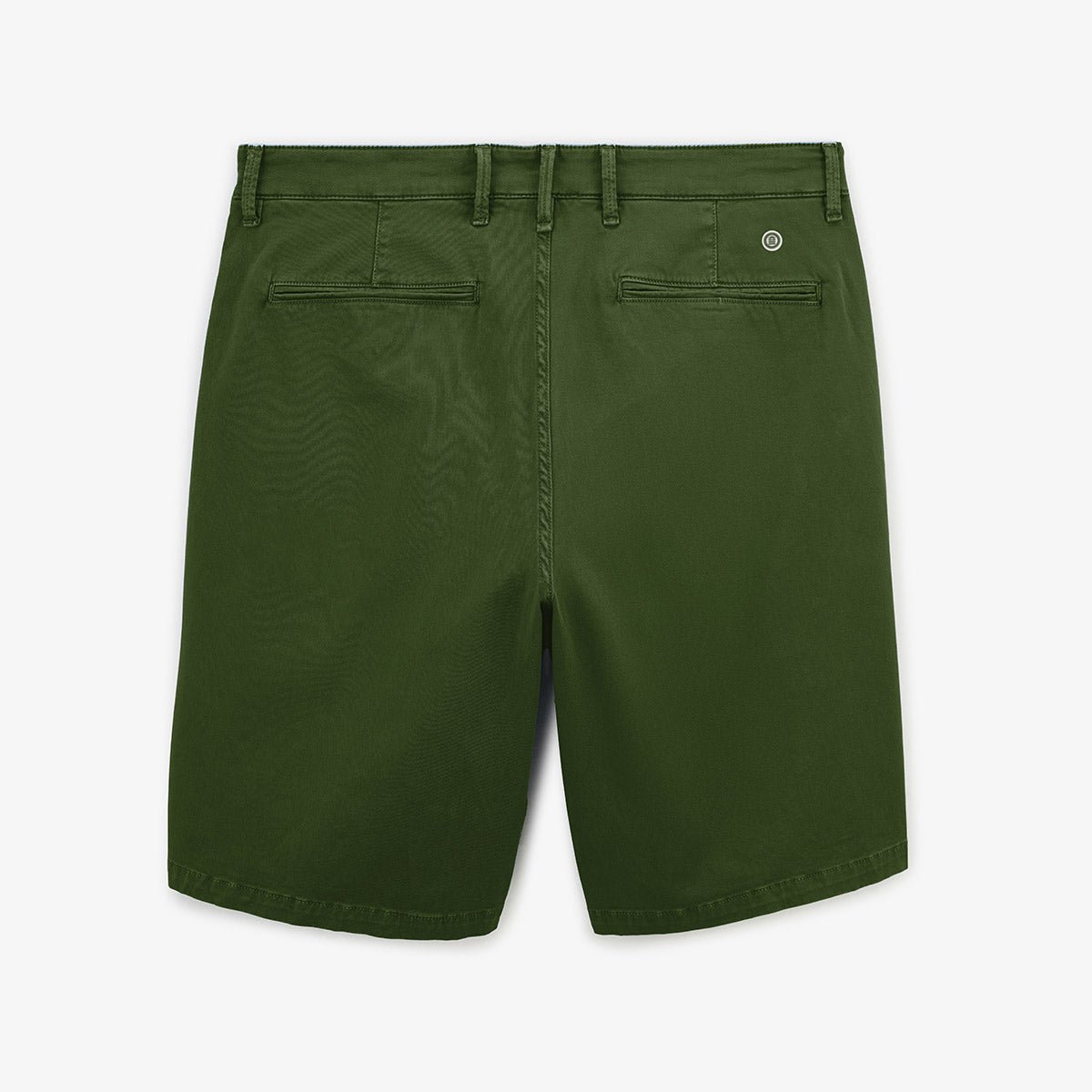 Straight cut Bermuda shorts in stretch cotton SERGE BLANCO Green