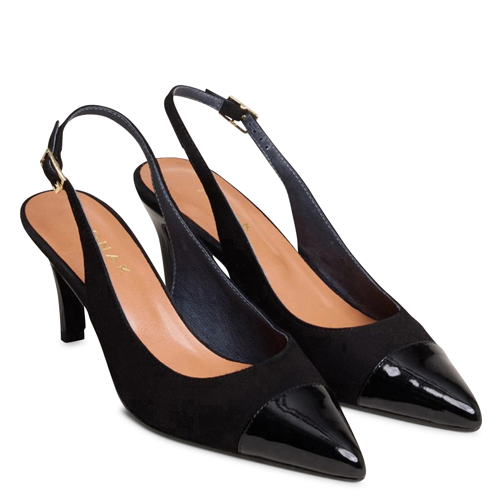 Leather high heels JONAK Black