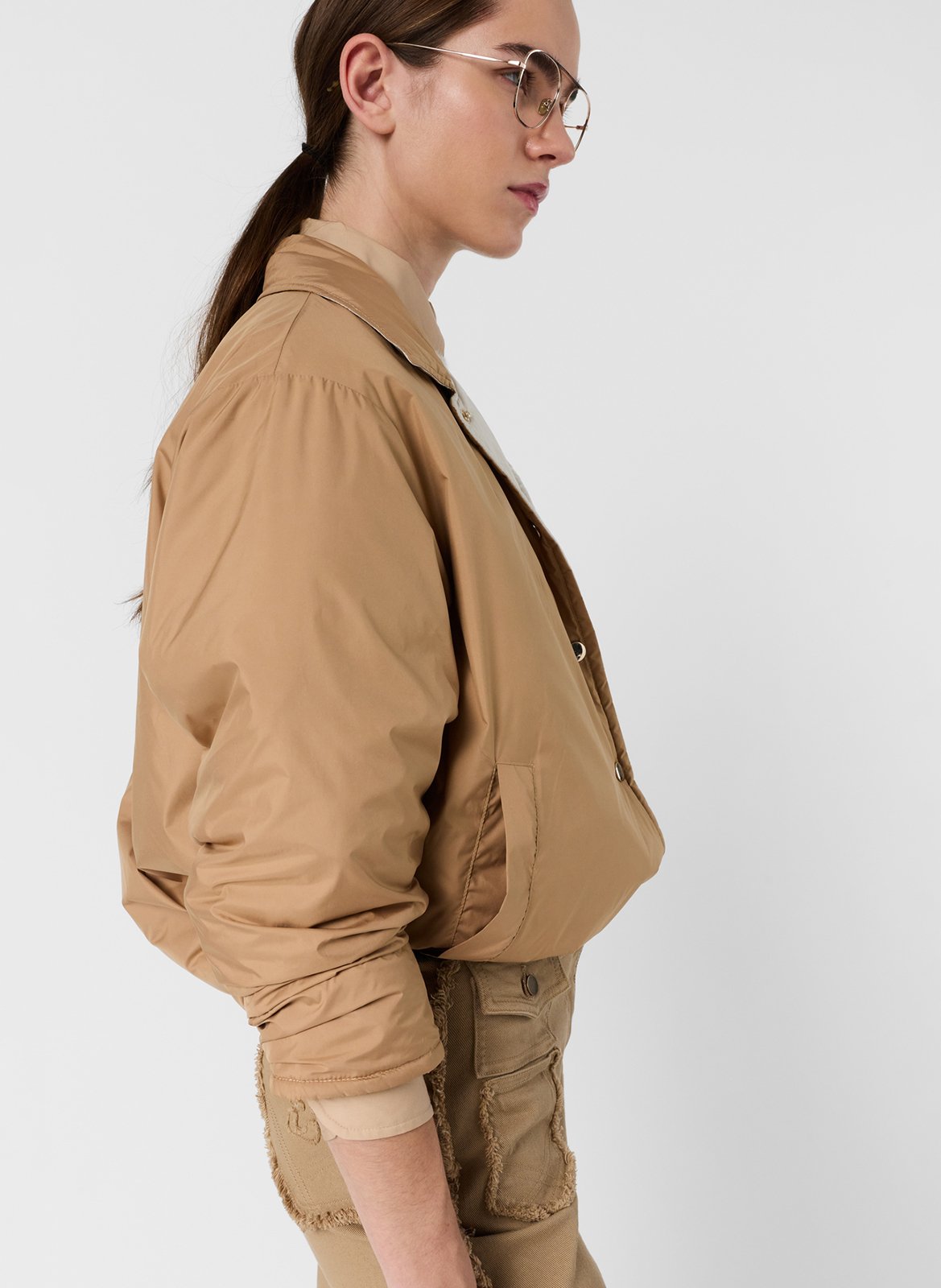 Jacket with classic collar GERARD DAREL Beige