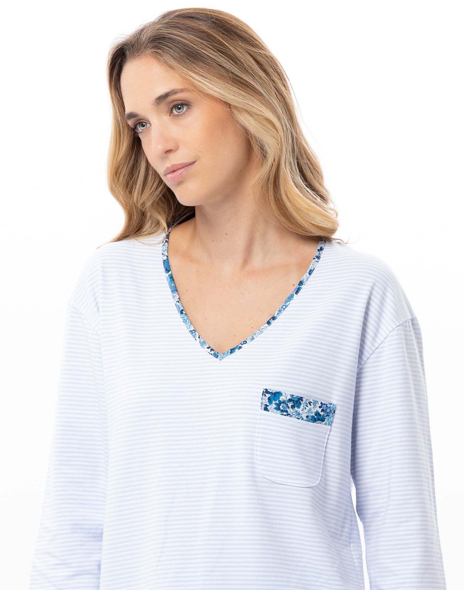 Cotton pajama top LE CHAT Multicolored