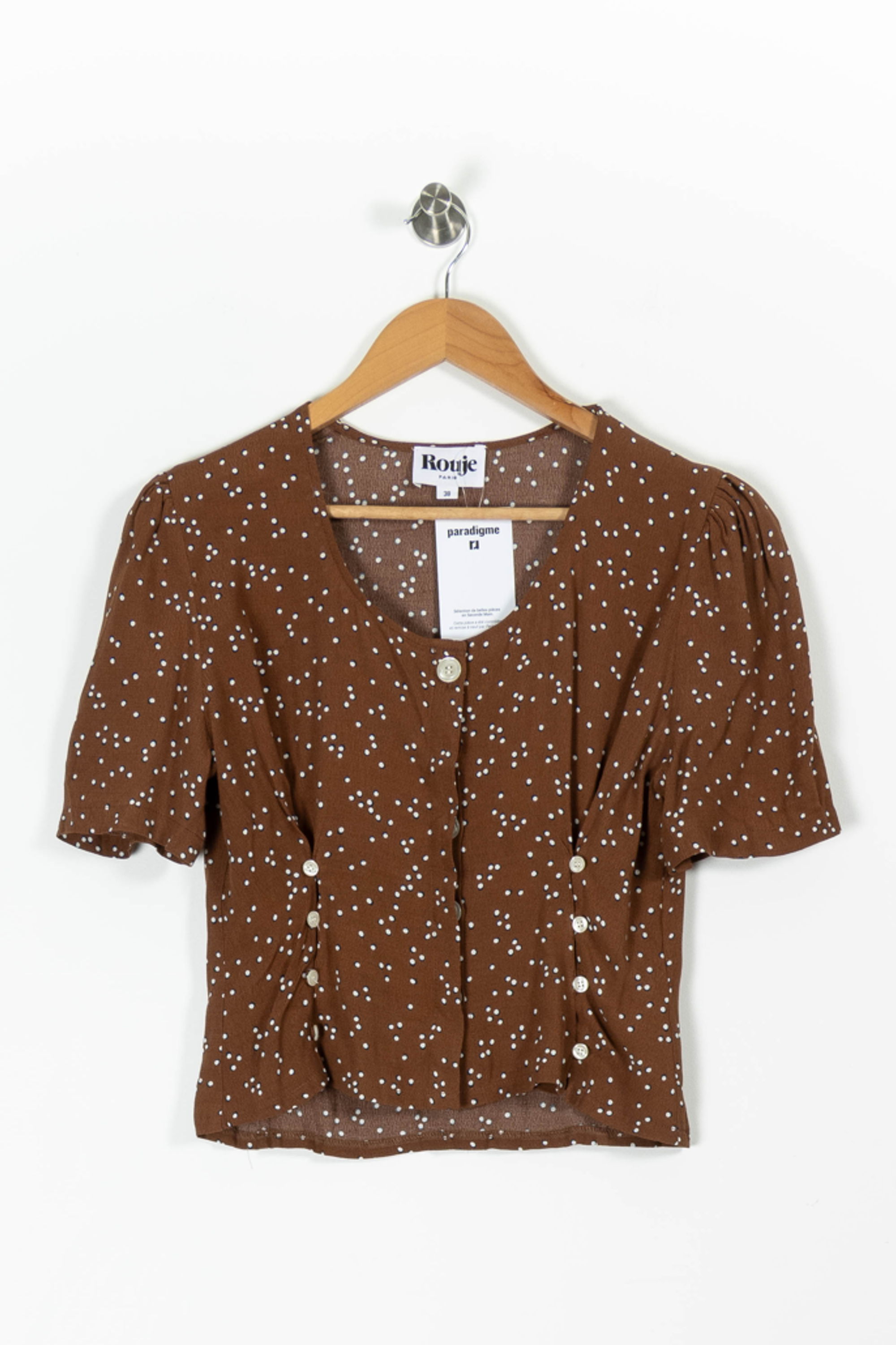 Top & tank top ROUJE - Seconde Main Brown