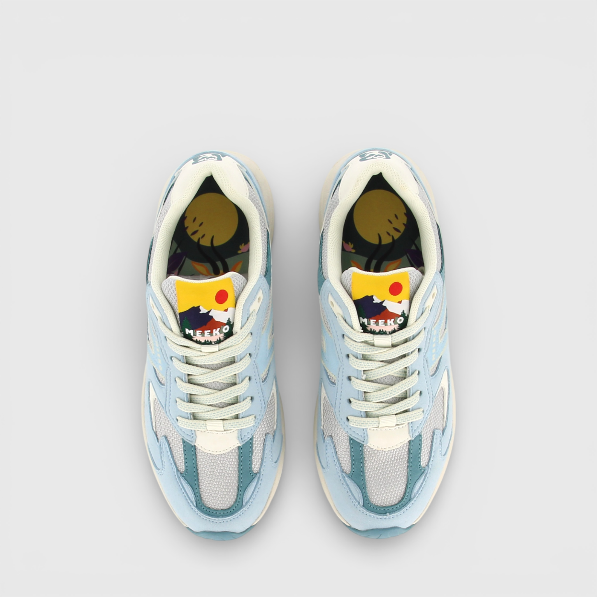 Baskets techniques et durables MEEKO Bleu