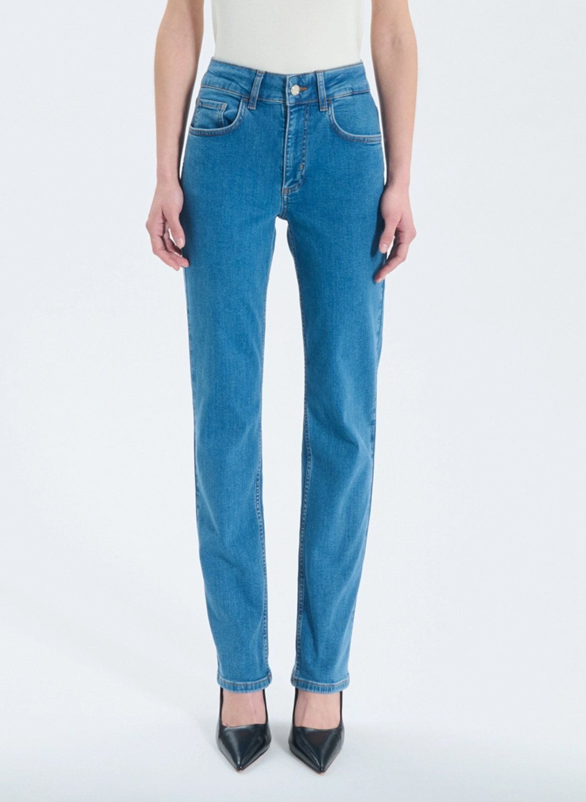 Rechte jeans - katoenblend ZAPA