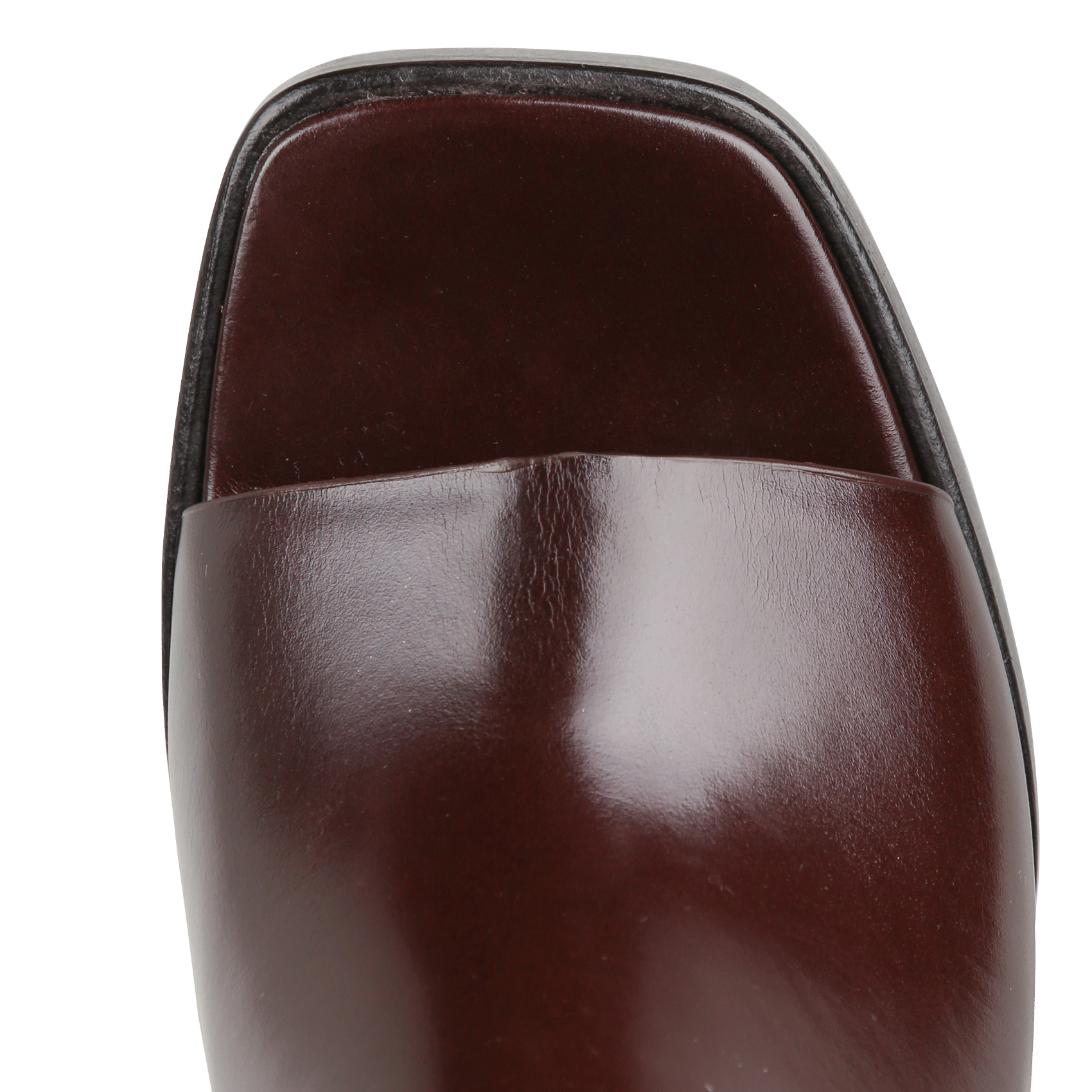 Hoge leren muiltjes BOBBIES Bruin