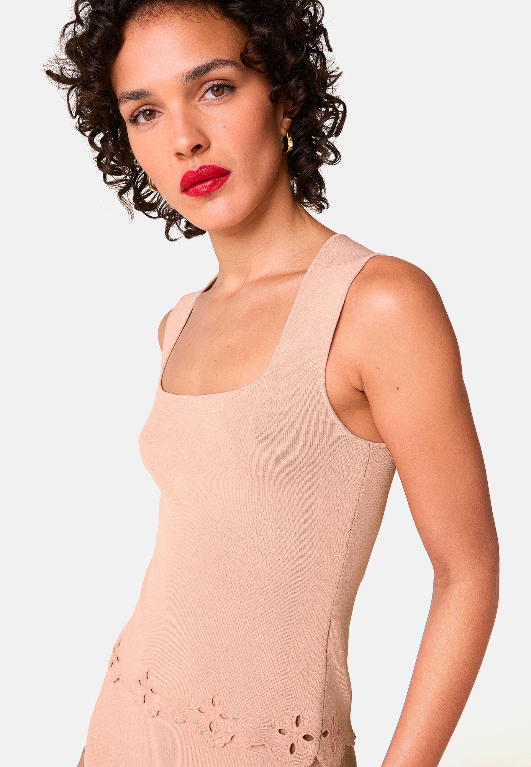 Embroidered sleeveless top RODIER Pink