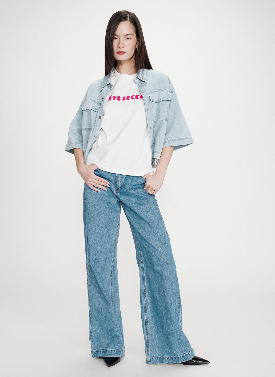 Effen T-shirt GRACE ET MILA Roze