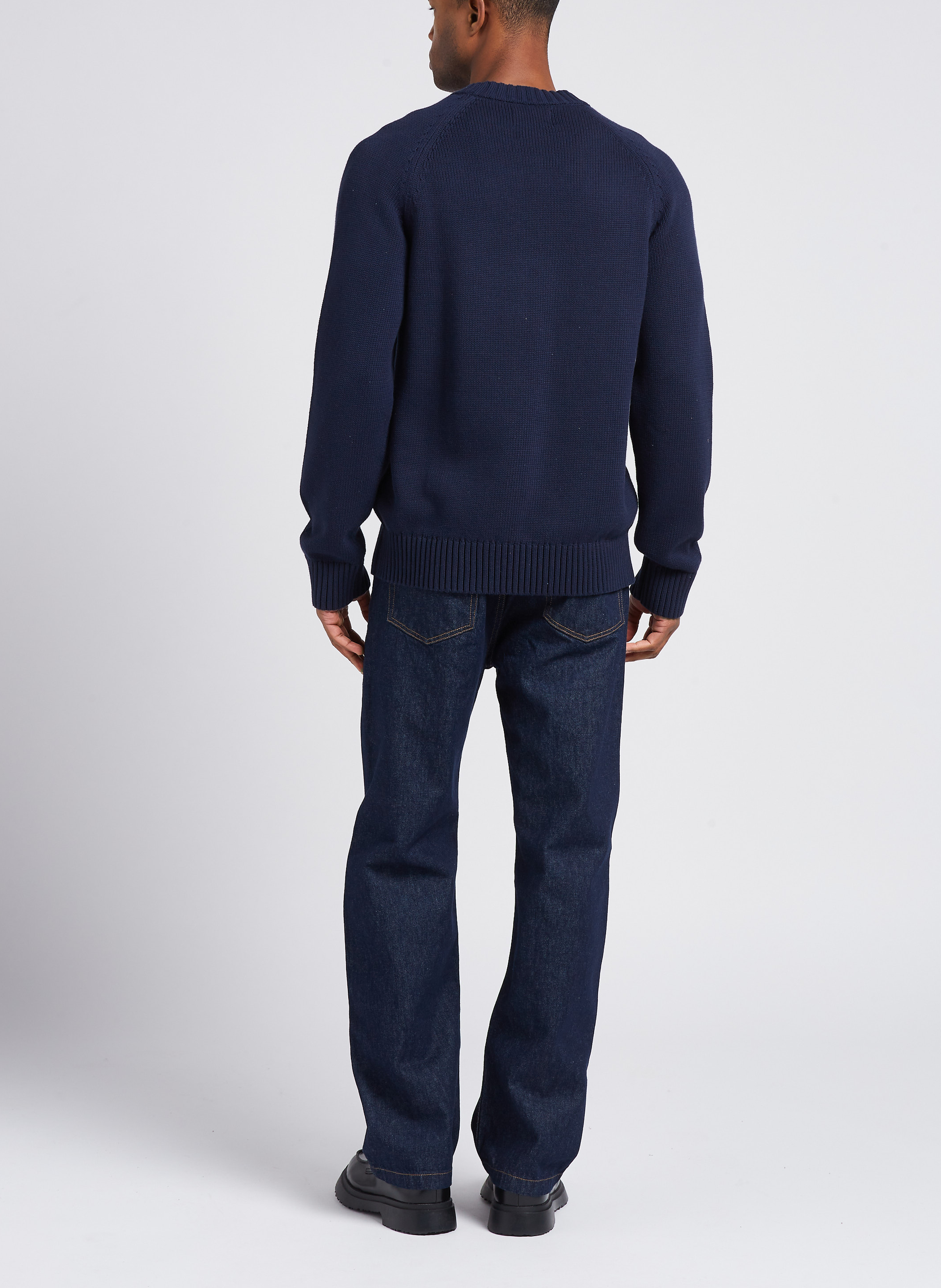 Straight Cut Jeans aus Stretch-Baumwolle SAISON 1865 Blau