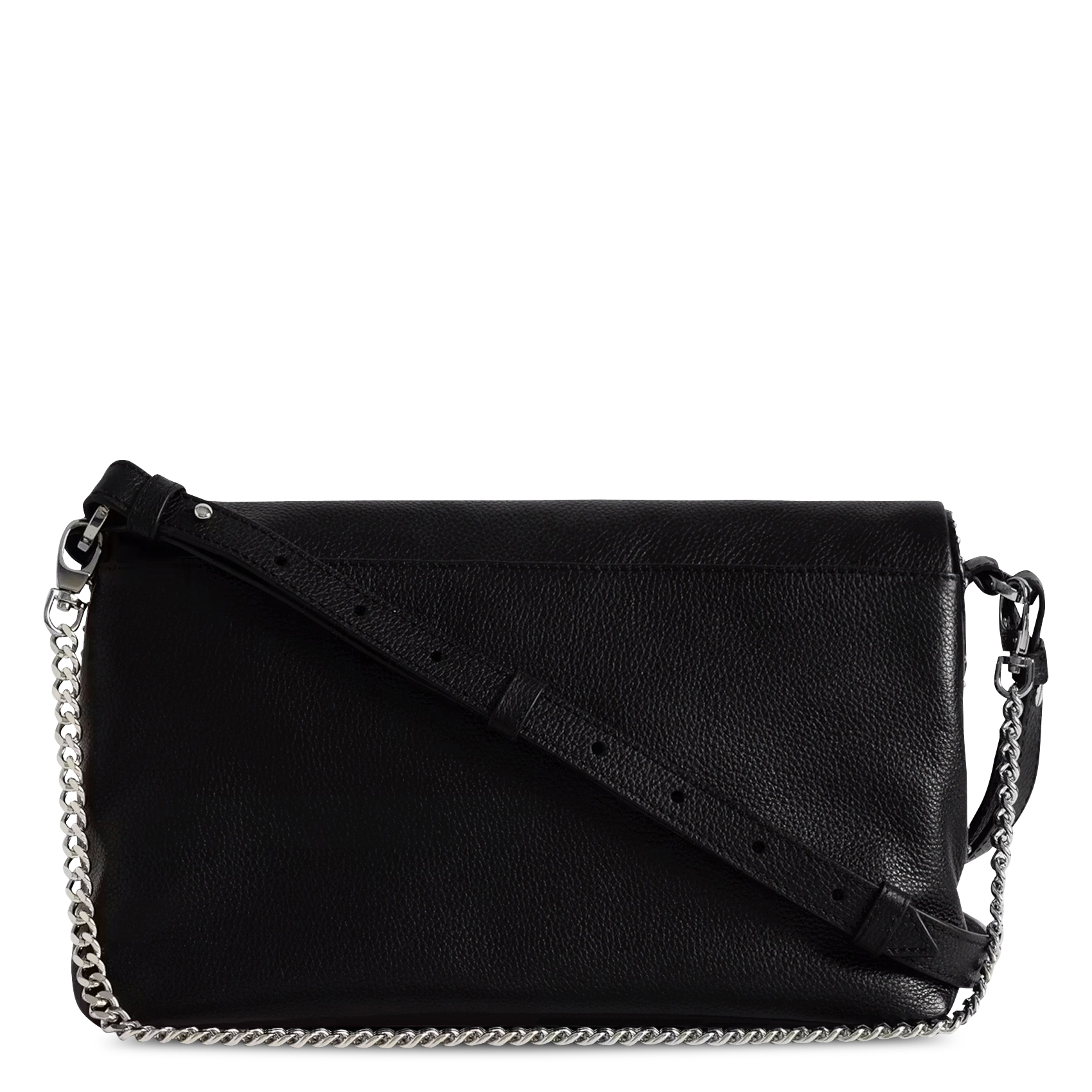 Umhängetasche aus Leder ZADIG&VOLTAIRE Schwarz