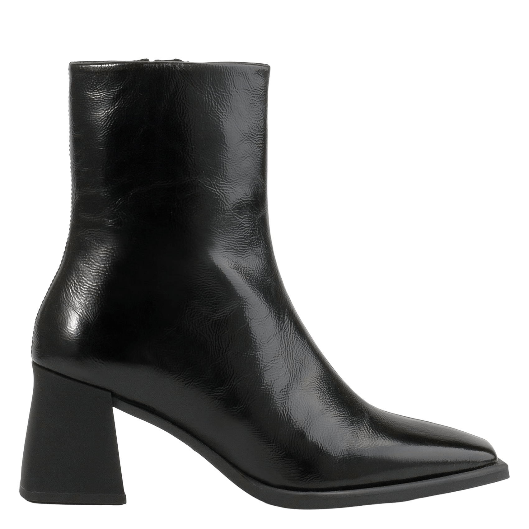 Heeled leather mid-calf boots VAGABOND