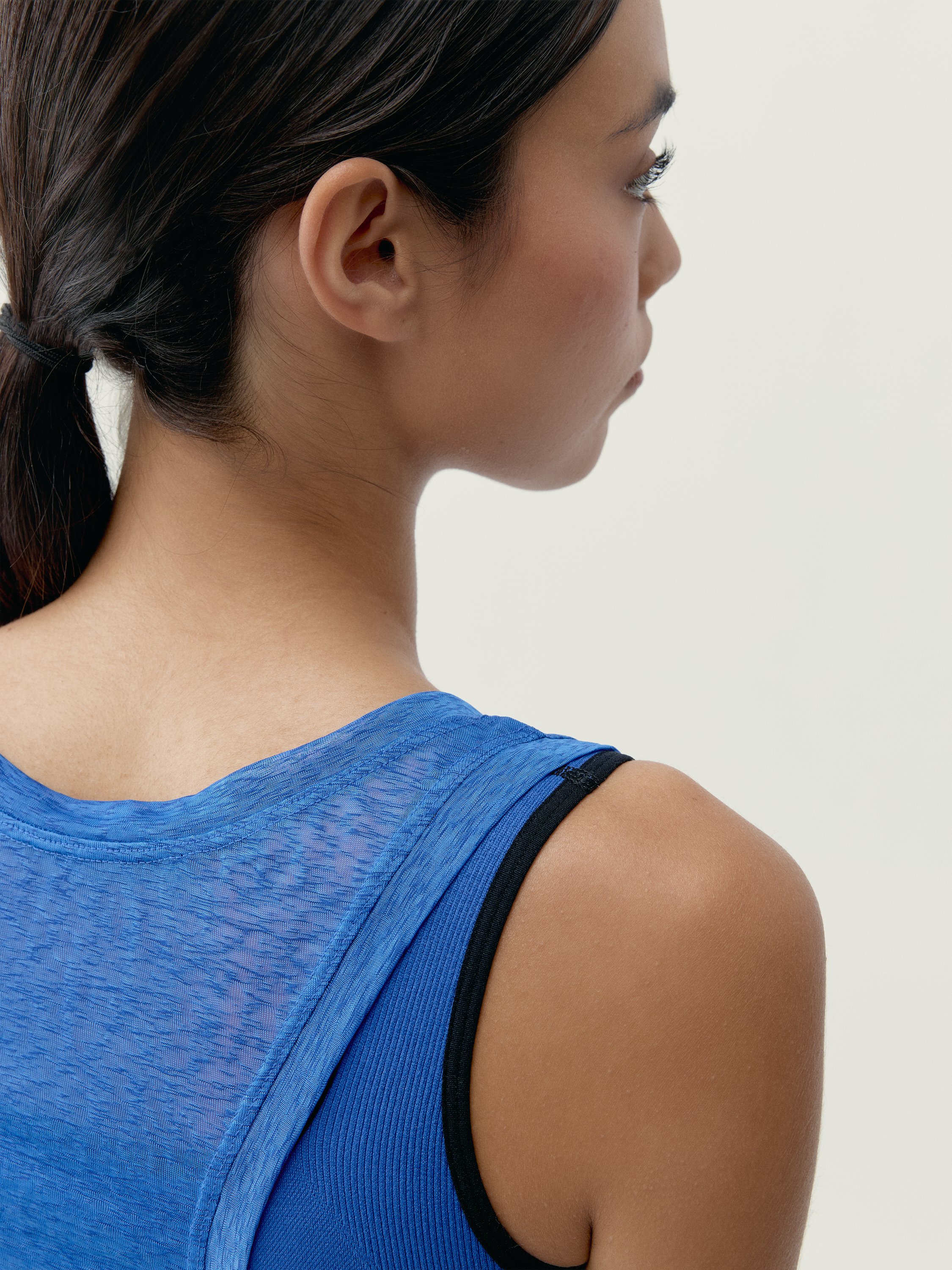Sleeveless Performance Sports T-Shirt | Blue BORN Women