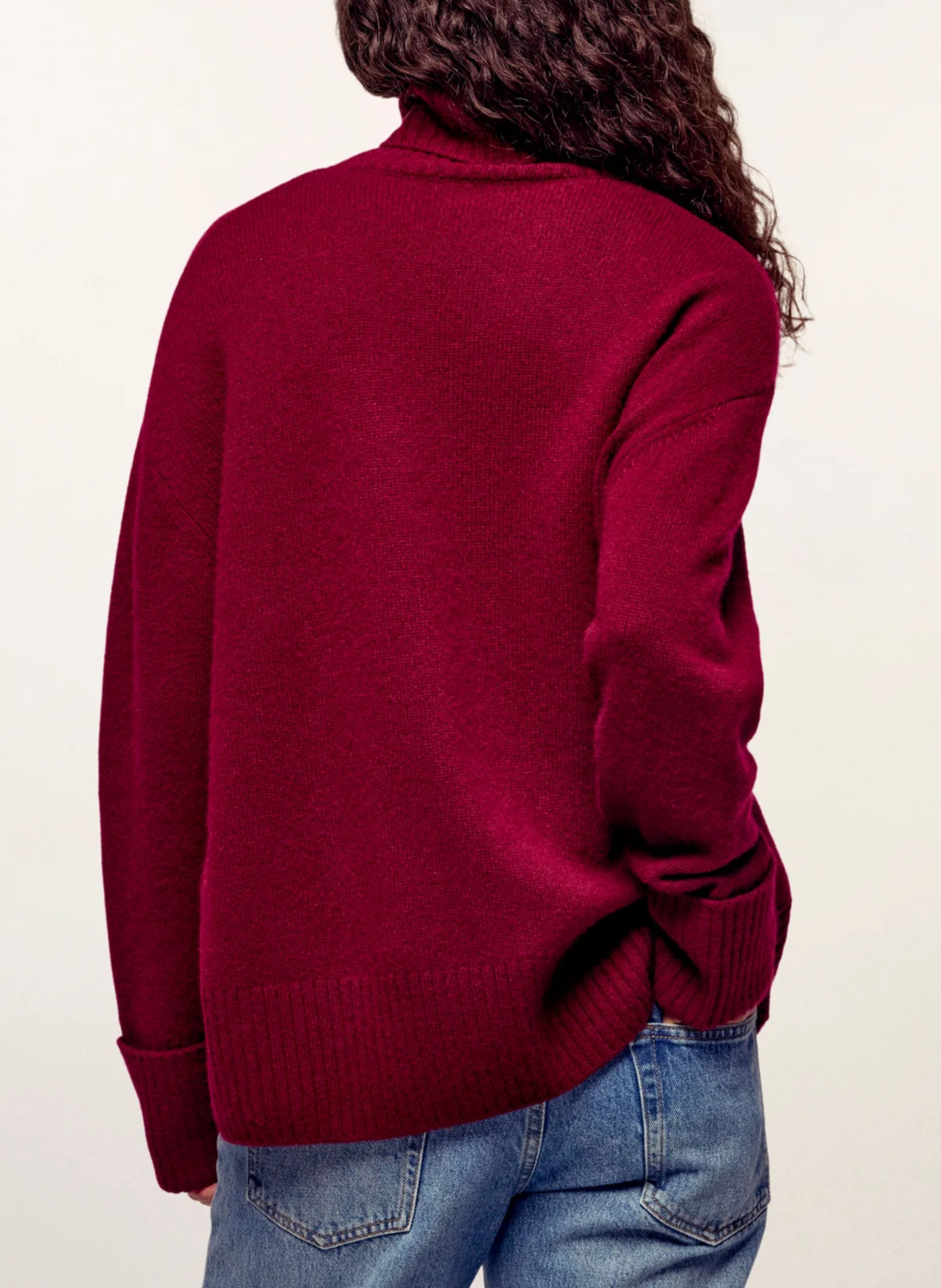 Pull oversize en cachemire FROM FUTURE Rouge