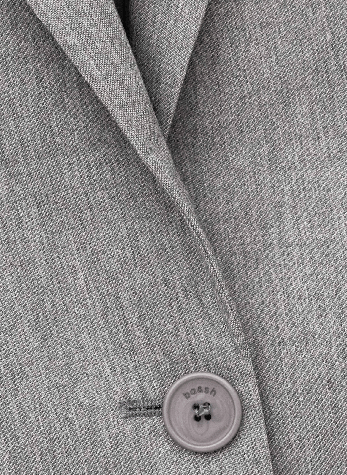 Veste tailleur oversize unie BA&SH Gris