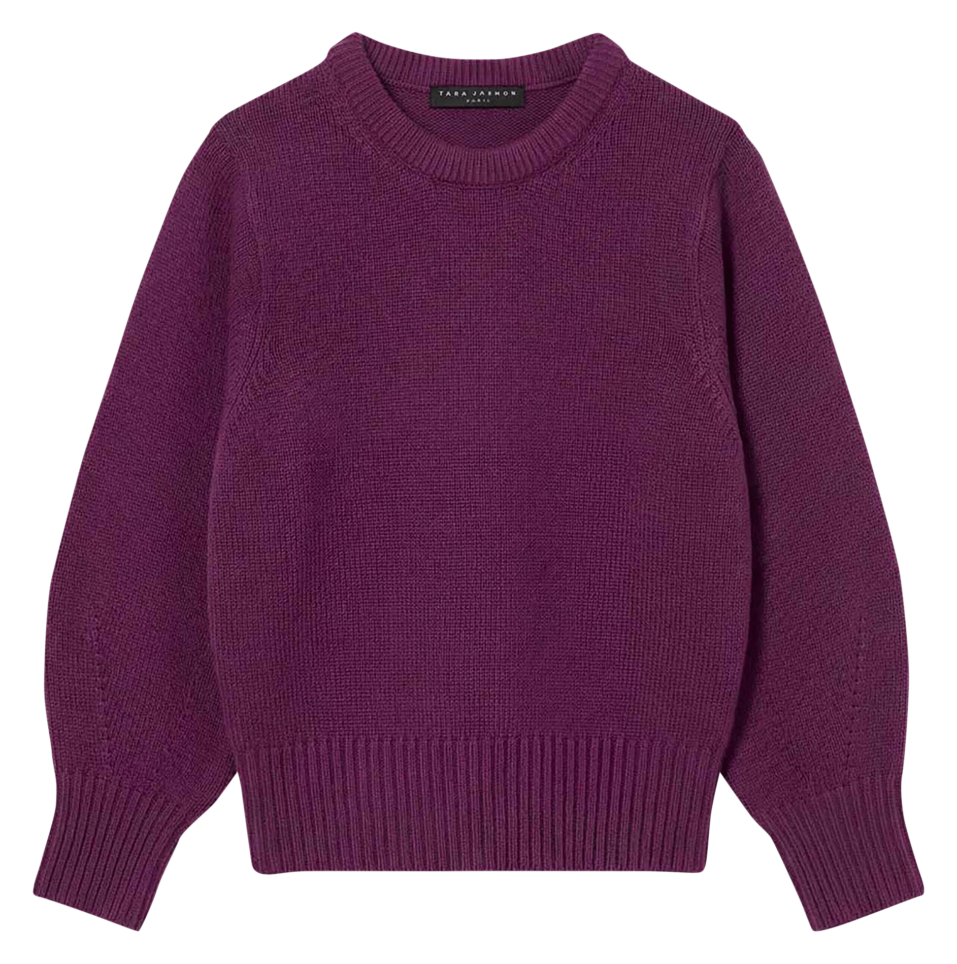 Oversize-Pullover mit Rundhalsausschnitt TARA JARMON Violett