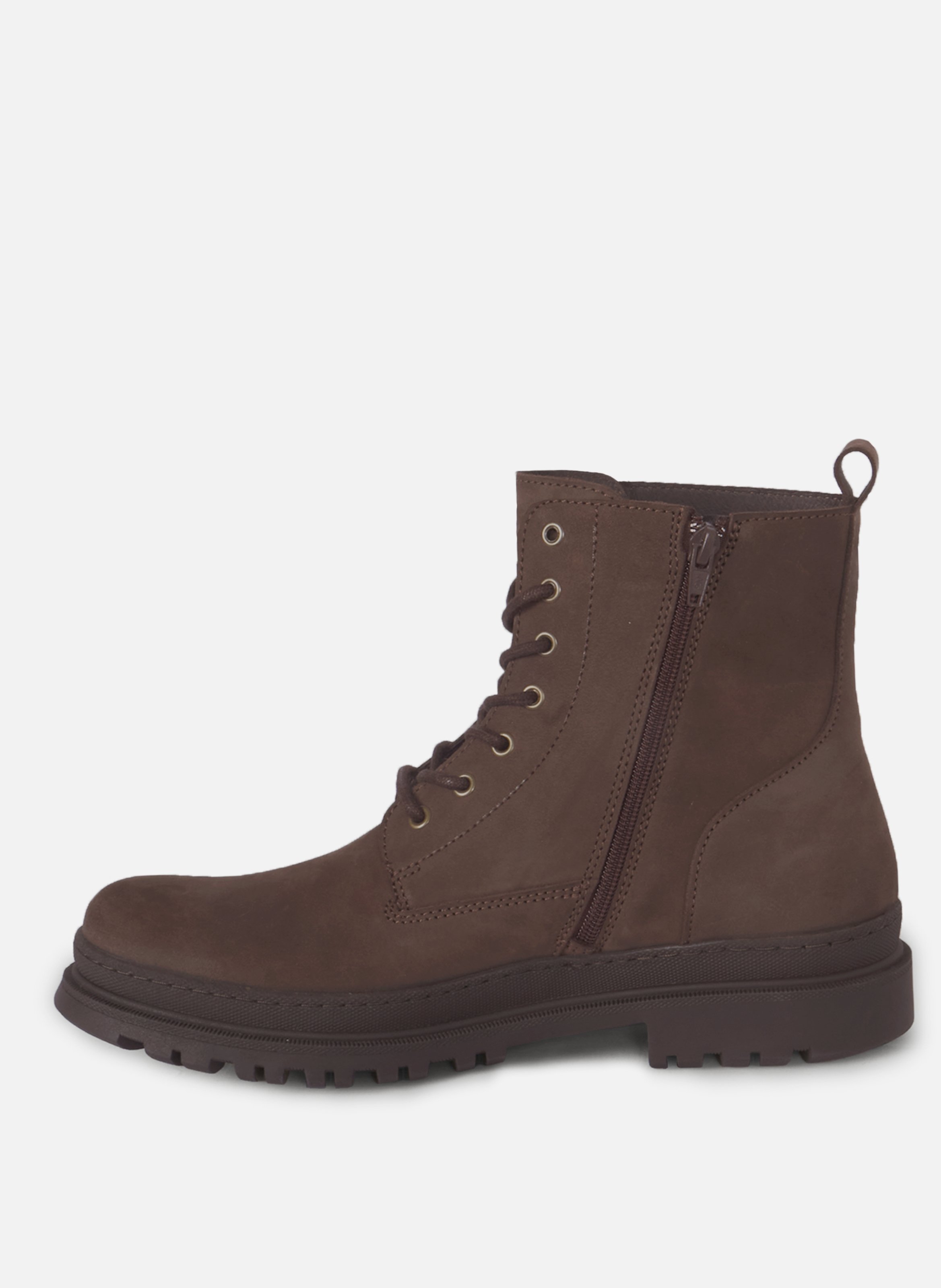 Boots lacing sacha leather nubuck black JULES & JENN Brown